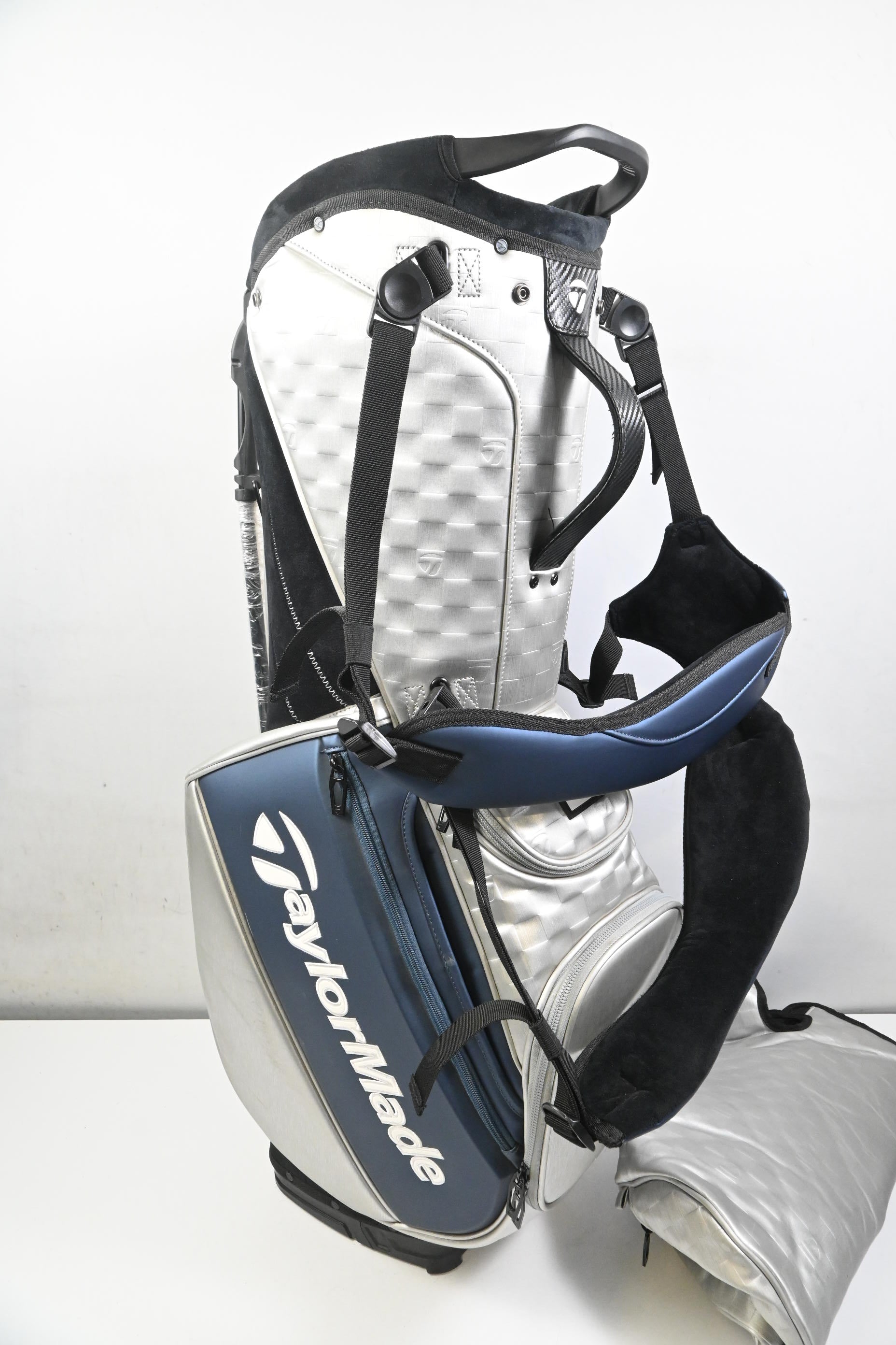 Taylormade Qi10 Stand Bag / 4-Way Divider / Navy, Silver