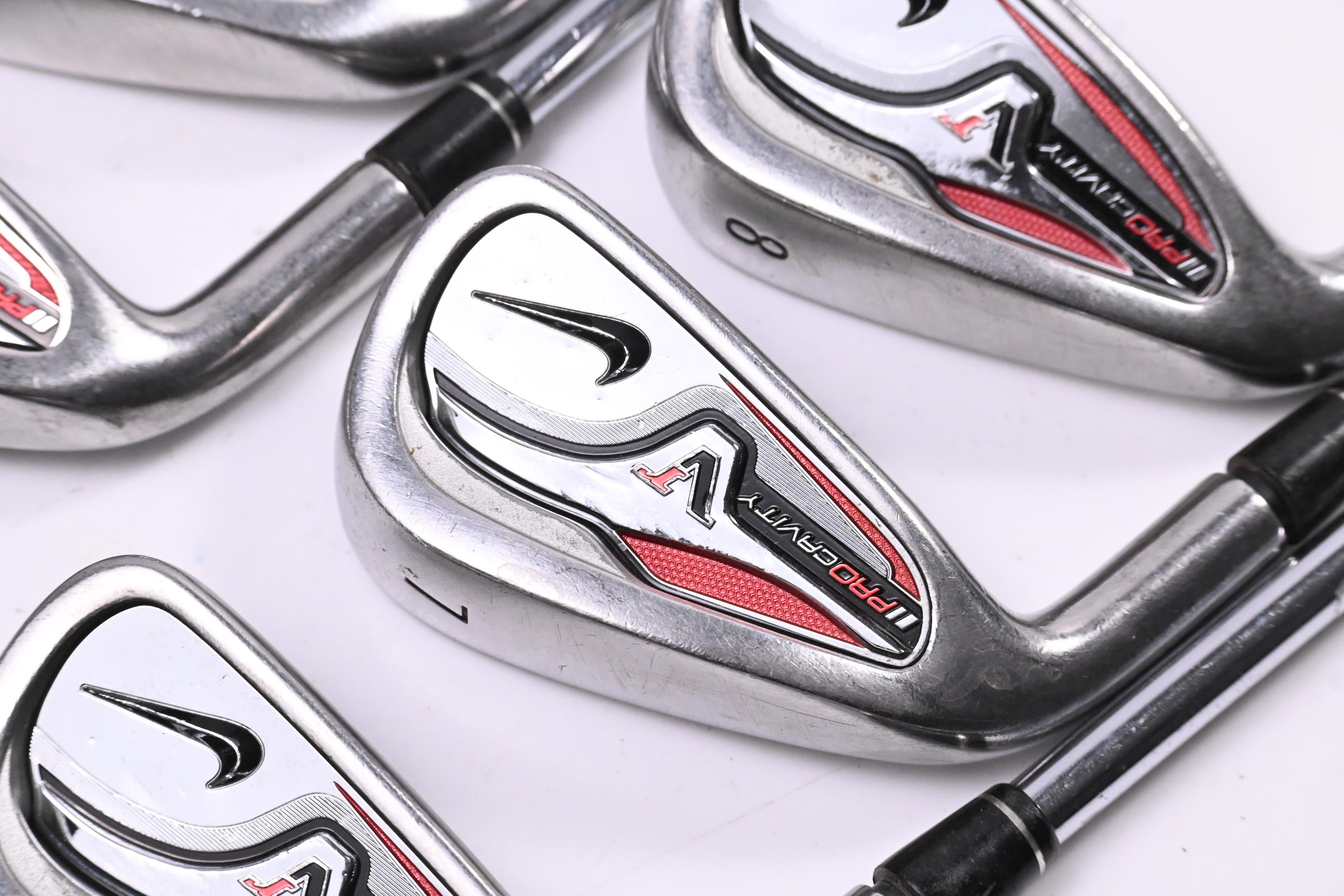 Left Hand Nike VR Pro Cavity Irons / 4-8i / Regular Flex Dynalite 110 Shafts