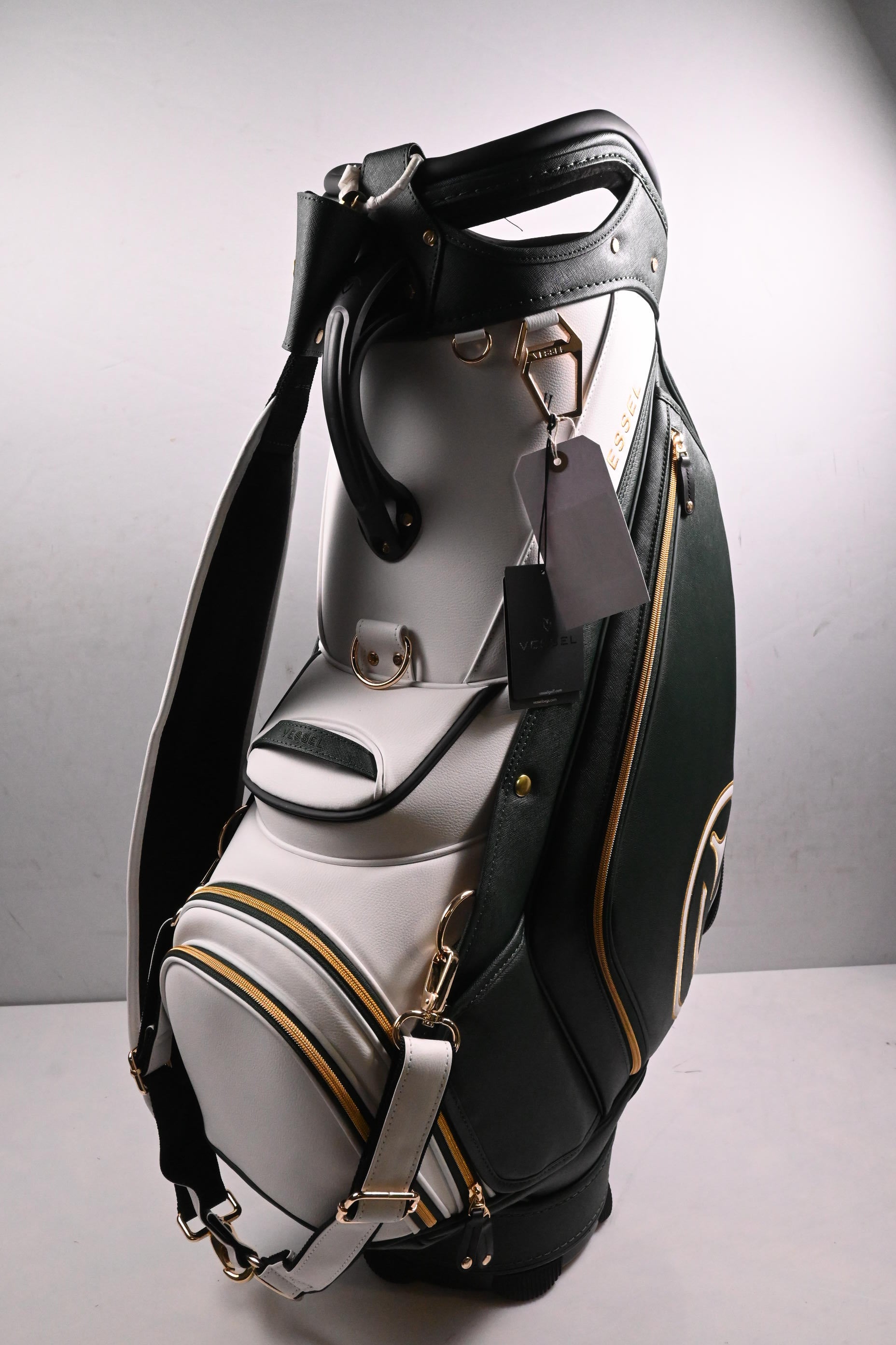 Vessel Prime 2.0 Season Opener 2025 Cart Bag / 6-Way Divider / Green, White
