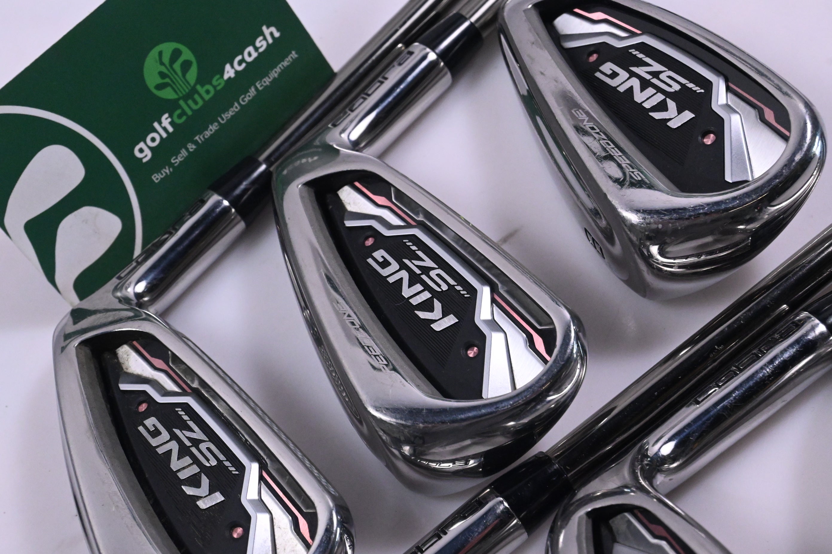 Ladies Cobra King Speedzone Irons / 6-PW+SW / Ladies Flex UST Recoil ESX450