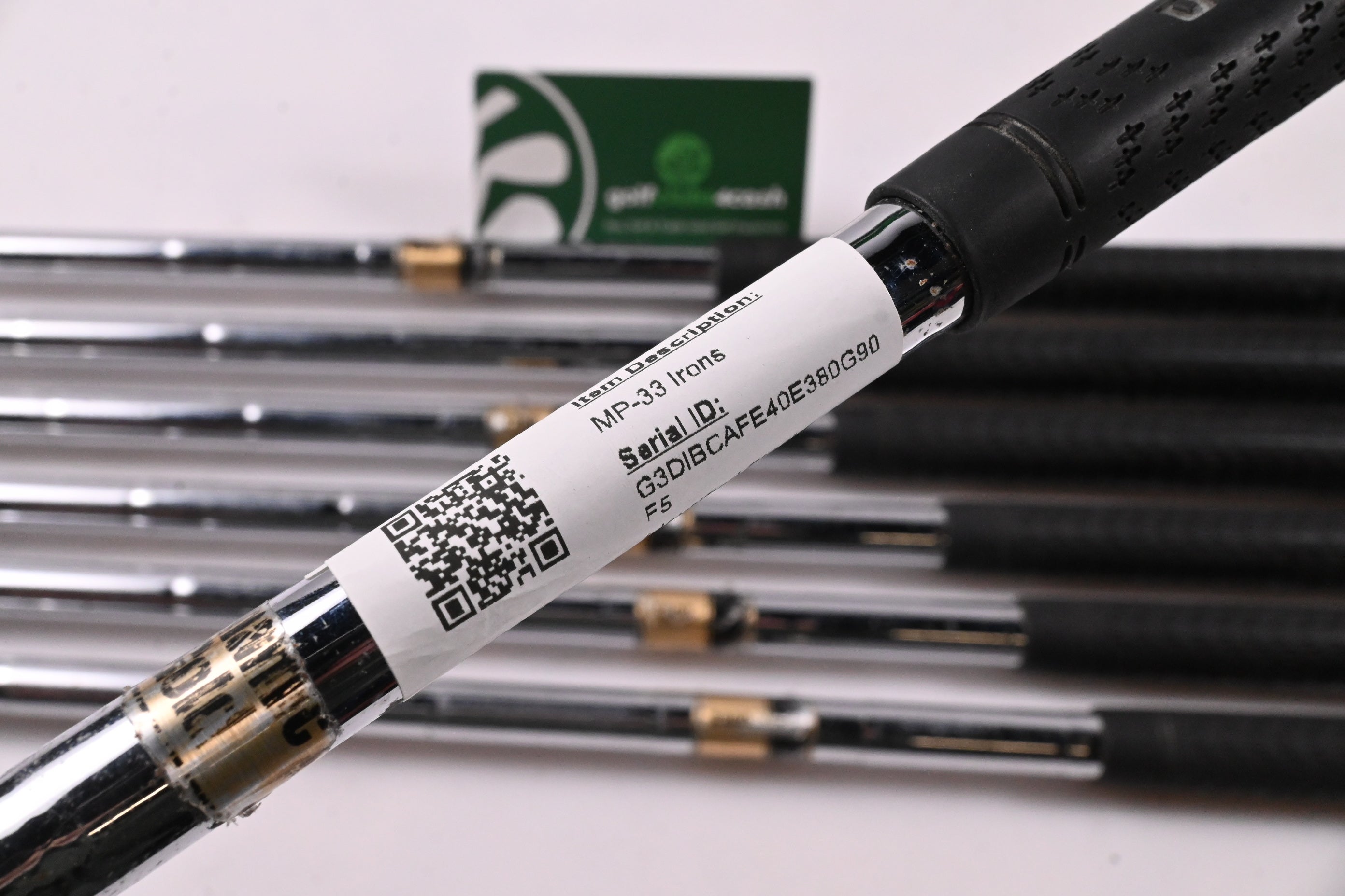 Mizuno MP-33 Irons / 3-PW / Stiff Flex Dynamic Gold S300 Shafts