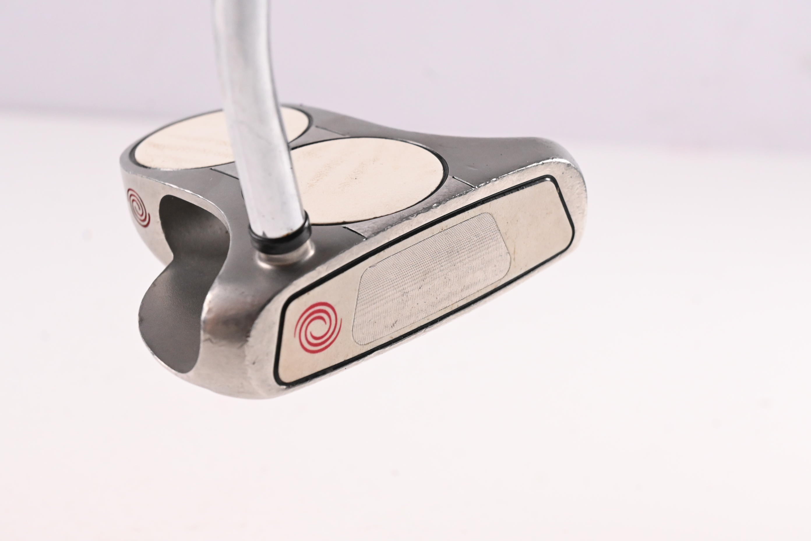 Left Hand Odyssey White Steel 2-Ball Putter / 35 Inch