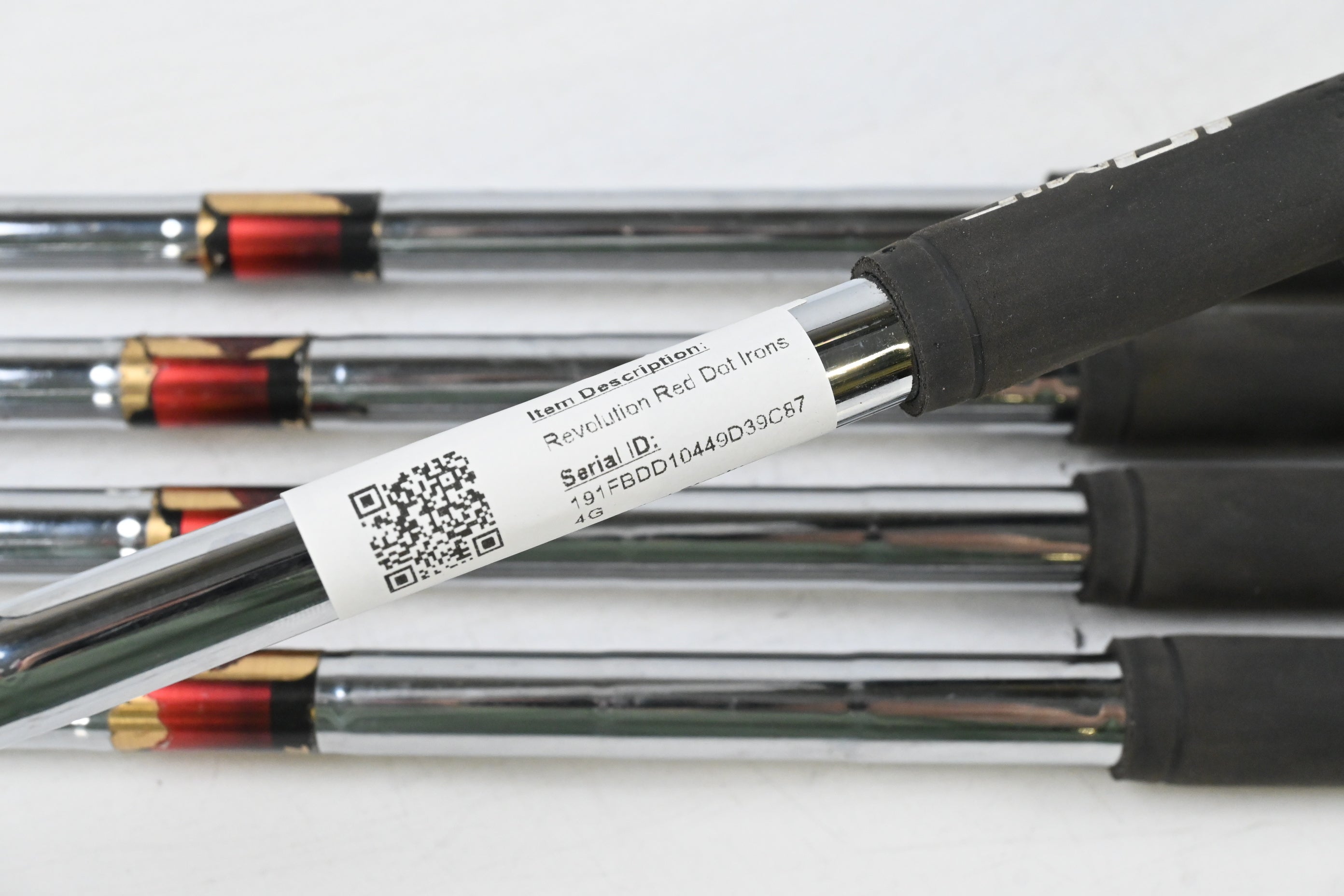 Maxfli Revolution Red Dot Irons / 6-PW / Stiff Flex Dynalite Gold Steel Shafts