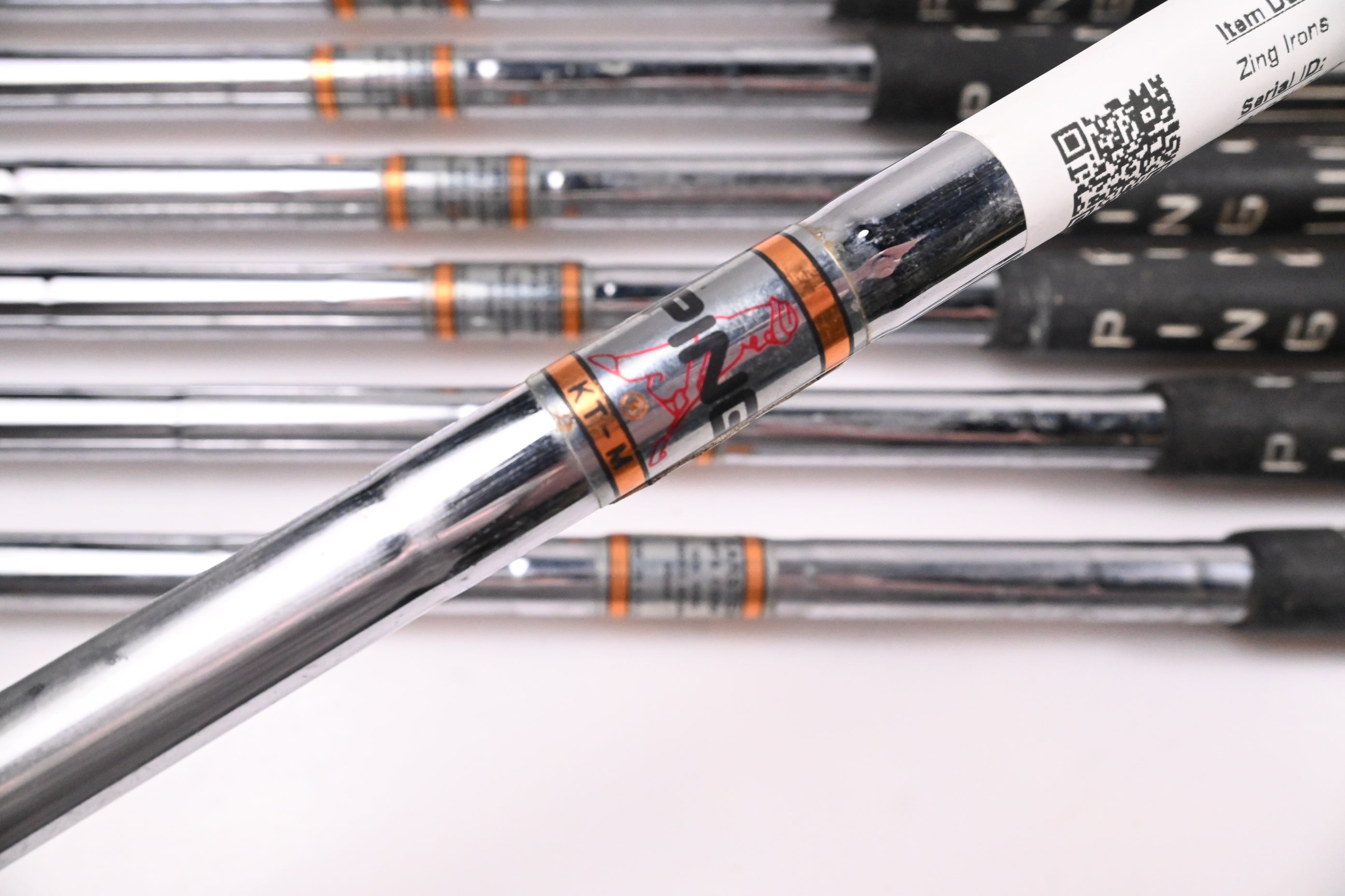 Ping Zing Irons / 4-PW / Green Dot / Stiff Flex Ping Shafts
