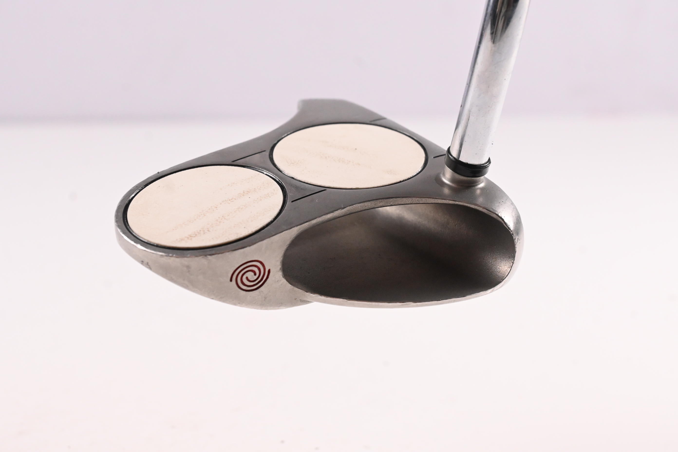 Left Hand Odyssey White Steel 2-Ball Putter / 35 Inch