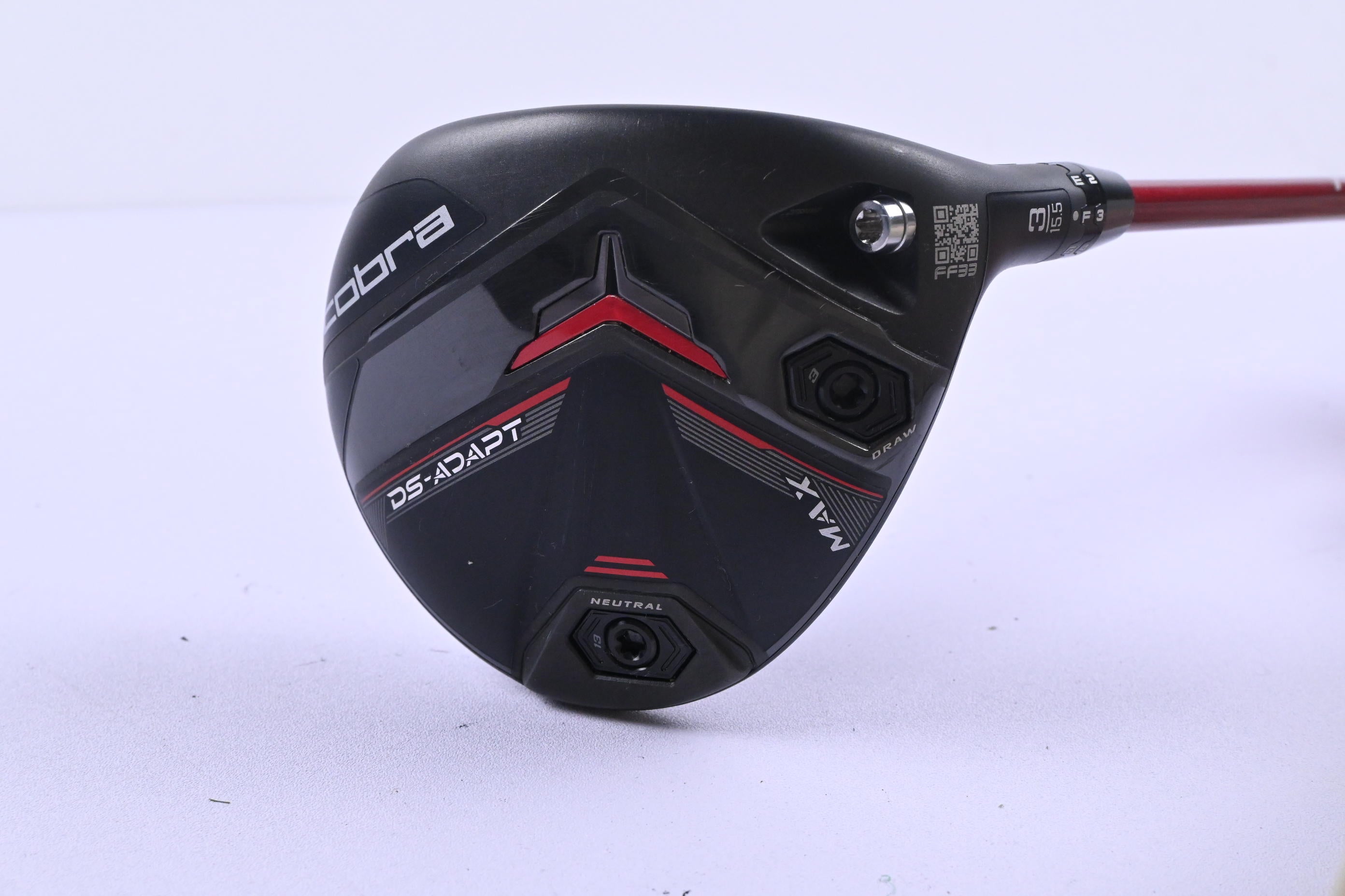 Cobra DS-Adapt Max #3 Wood / 15.5 Degree / Stiff Flex Denali Red 50 Shaft