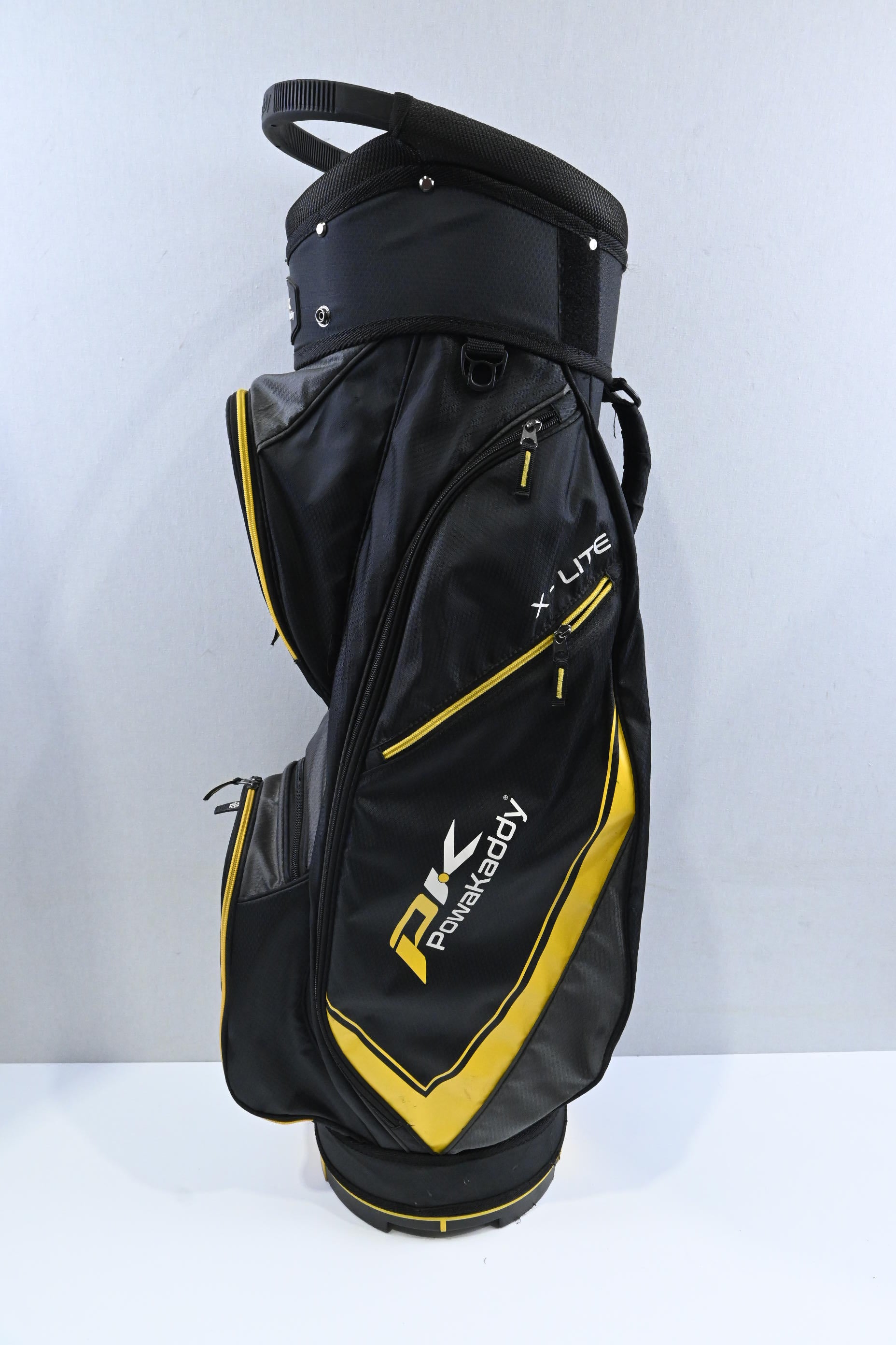 Powakaddy X-Lite Cart Bag / 14-Way / Black, Yellow