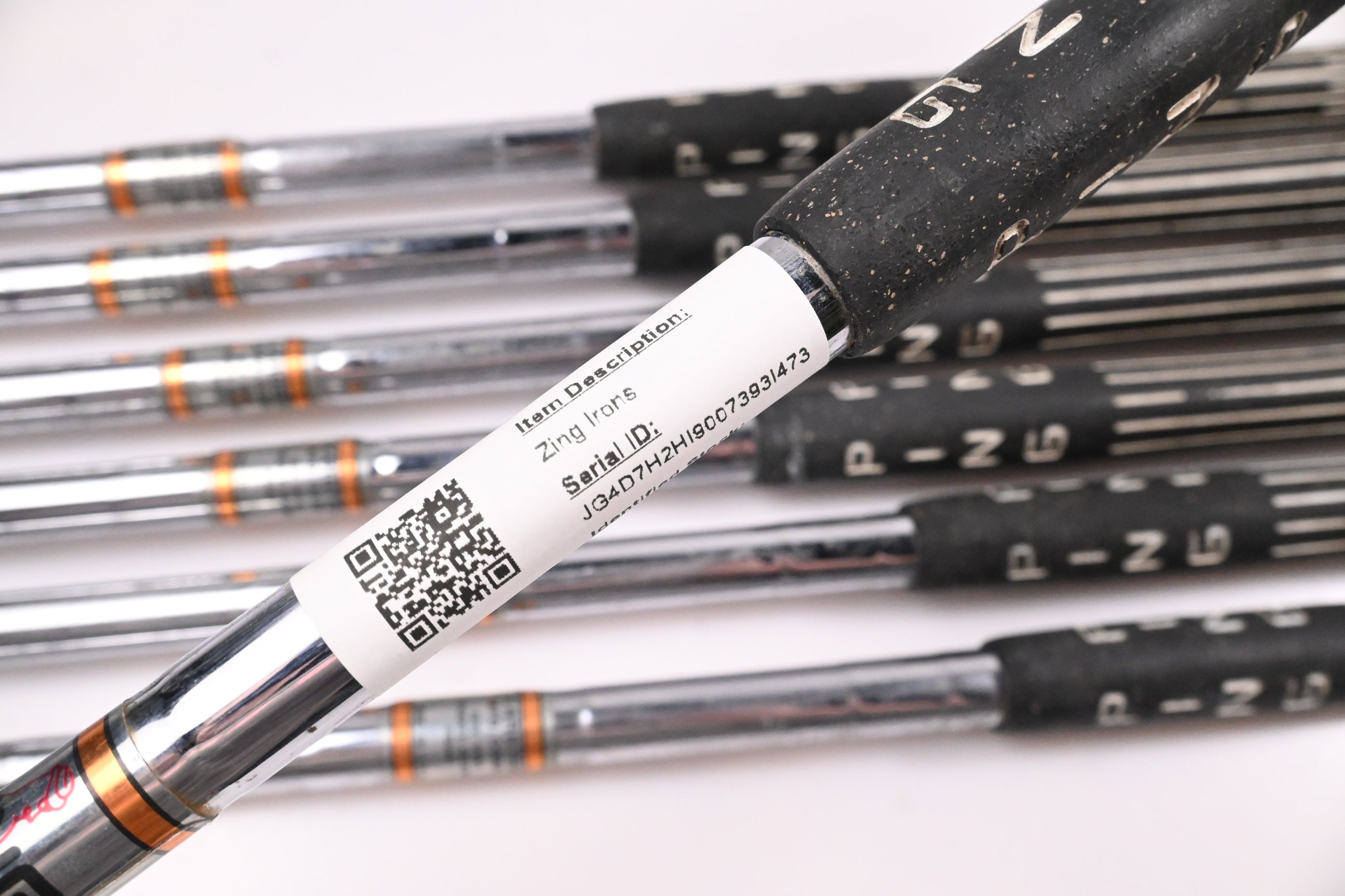 Ping Zing Irons / 4-PW / Green Dot / Stiff Flex Ping Shafts