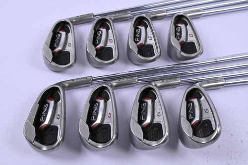 Ping G20 Irons / 4-PW+SW / Green Dot / Regular Flex Ping CFS Shafts