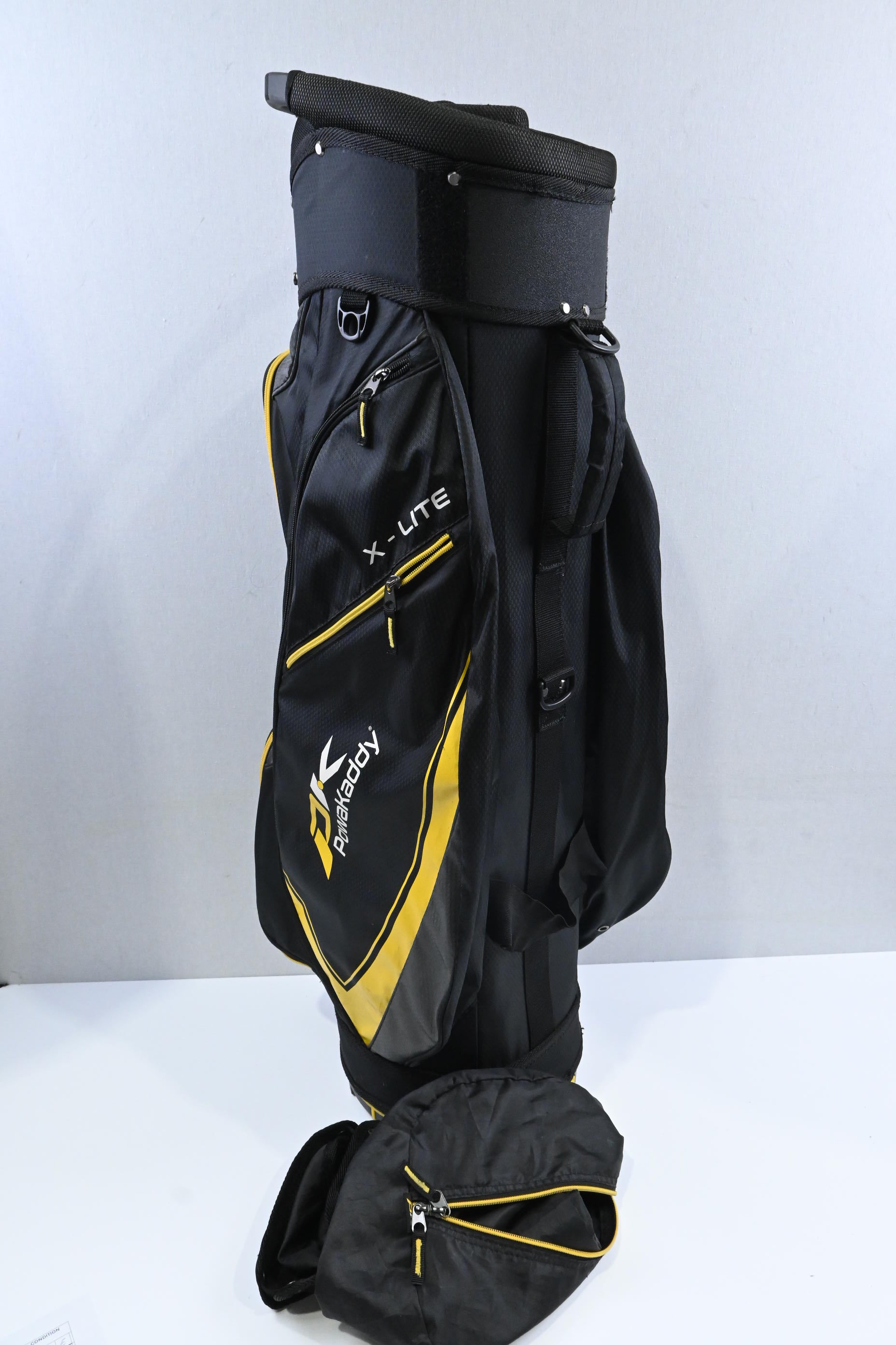 Powakaddy X-Lite Cart Bag / 14-Way / Black, Yellow