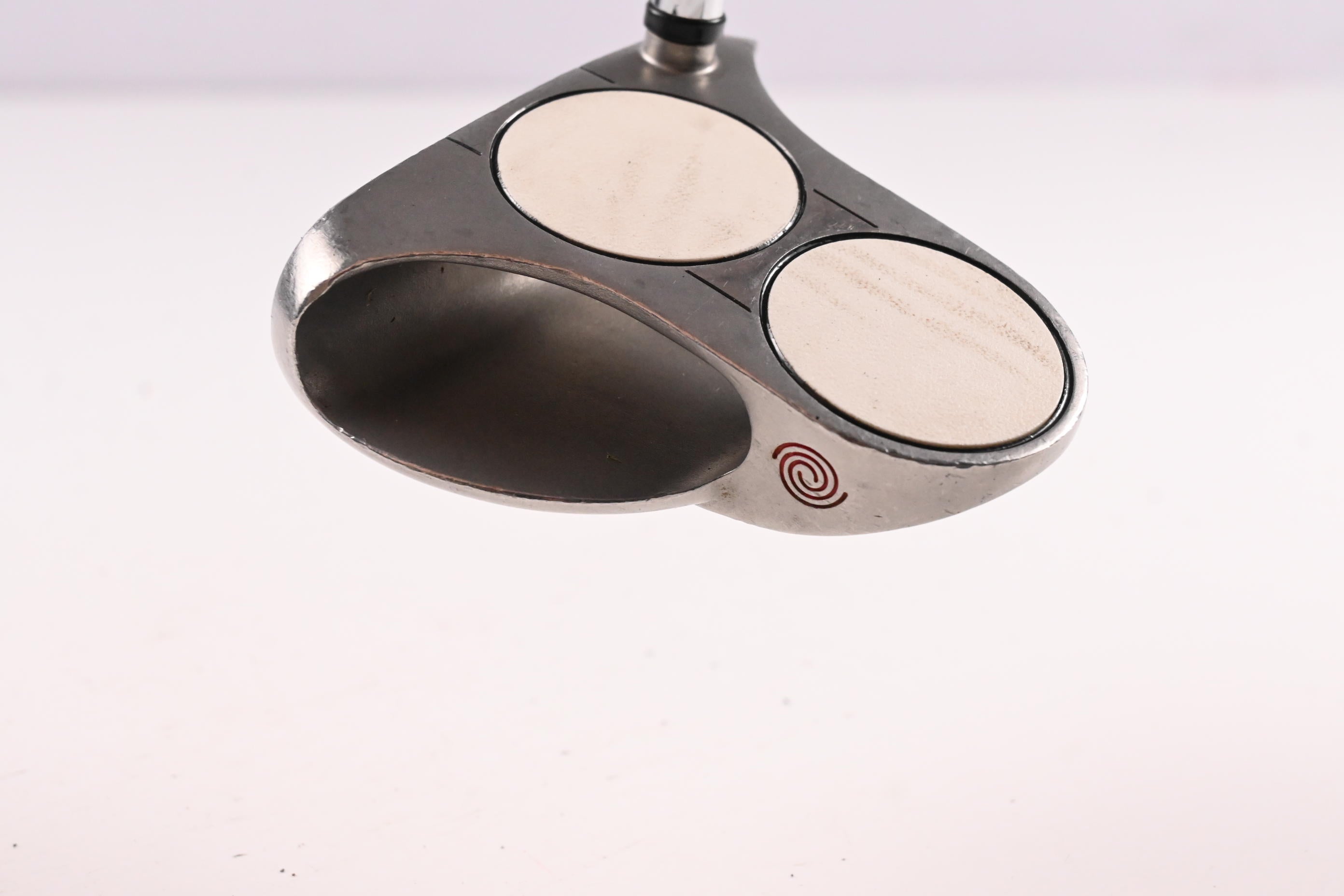 Left Hand Odyssey White Steel 2-Ball Putter / 35 Inch