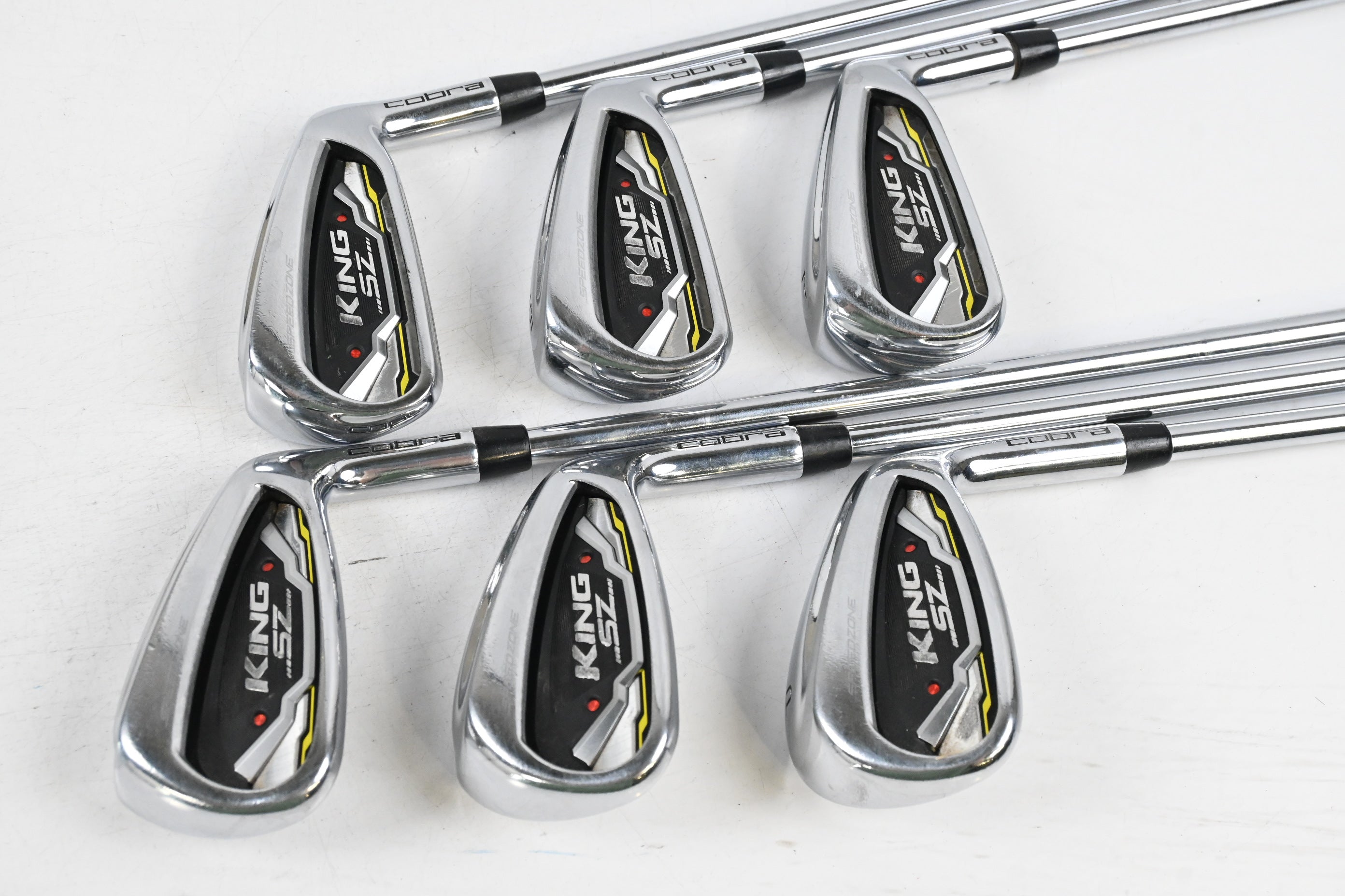 Cobra King Speedzone Irons / 5-PW / Regular Flex KBS Tour 90 Steel Shaft