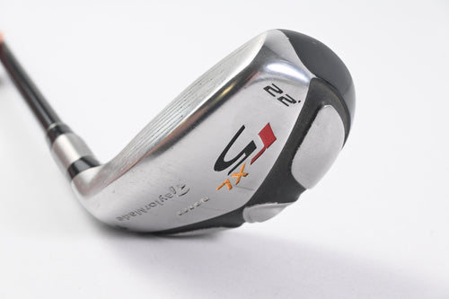 Left Hand Taylormade R5 XL #4 Hybrid / 22 Degree / Regular Flex Hyperlite XL