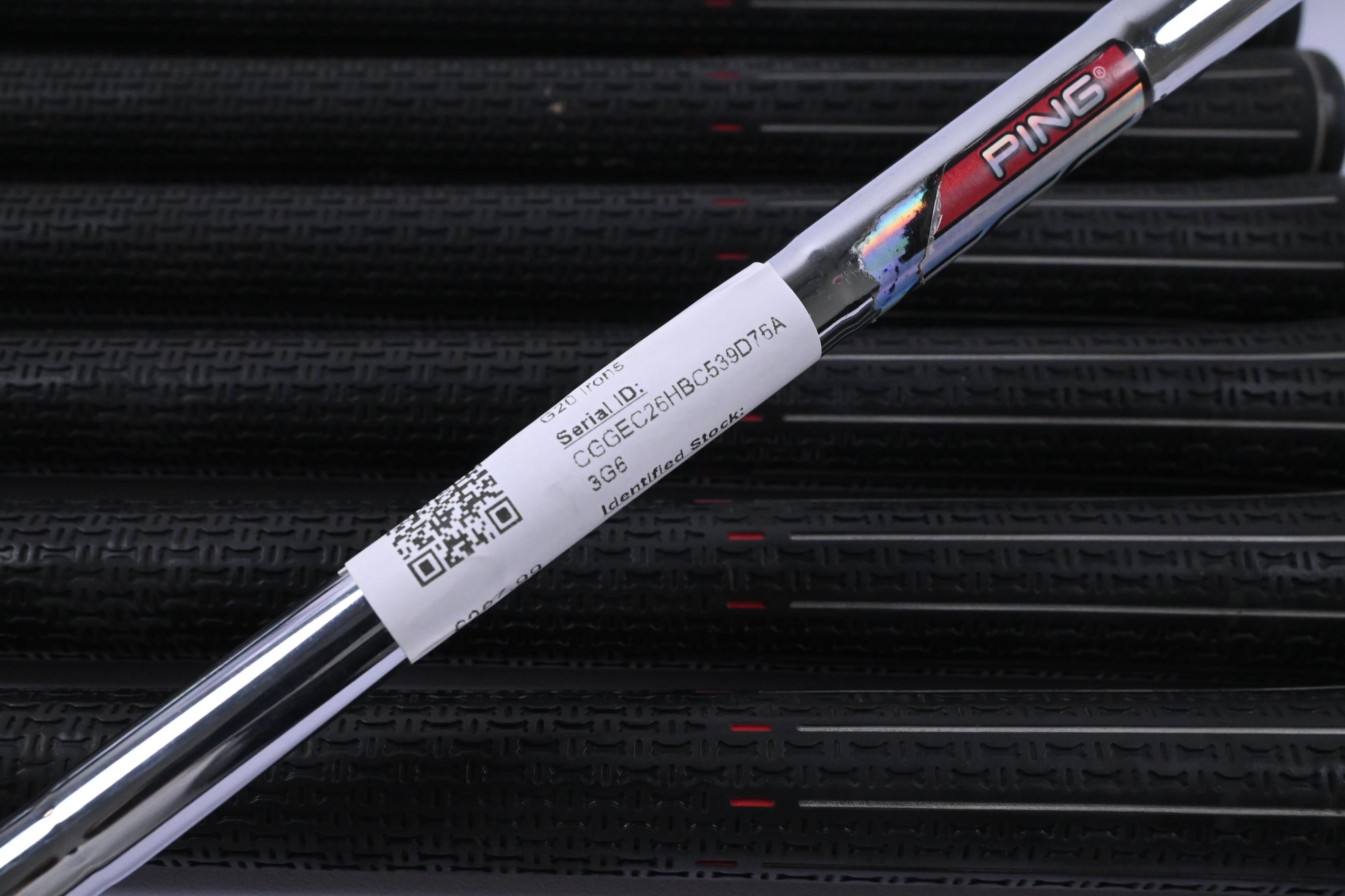 Ping G20 Irons / 4-PW+SW / Green Dot / Regular Flex Ping CFS Shafts