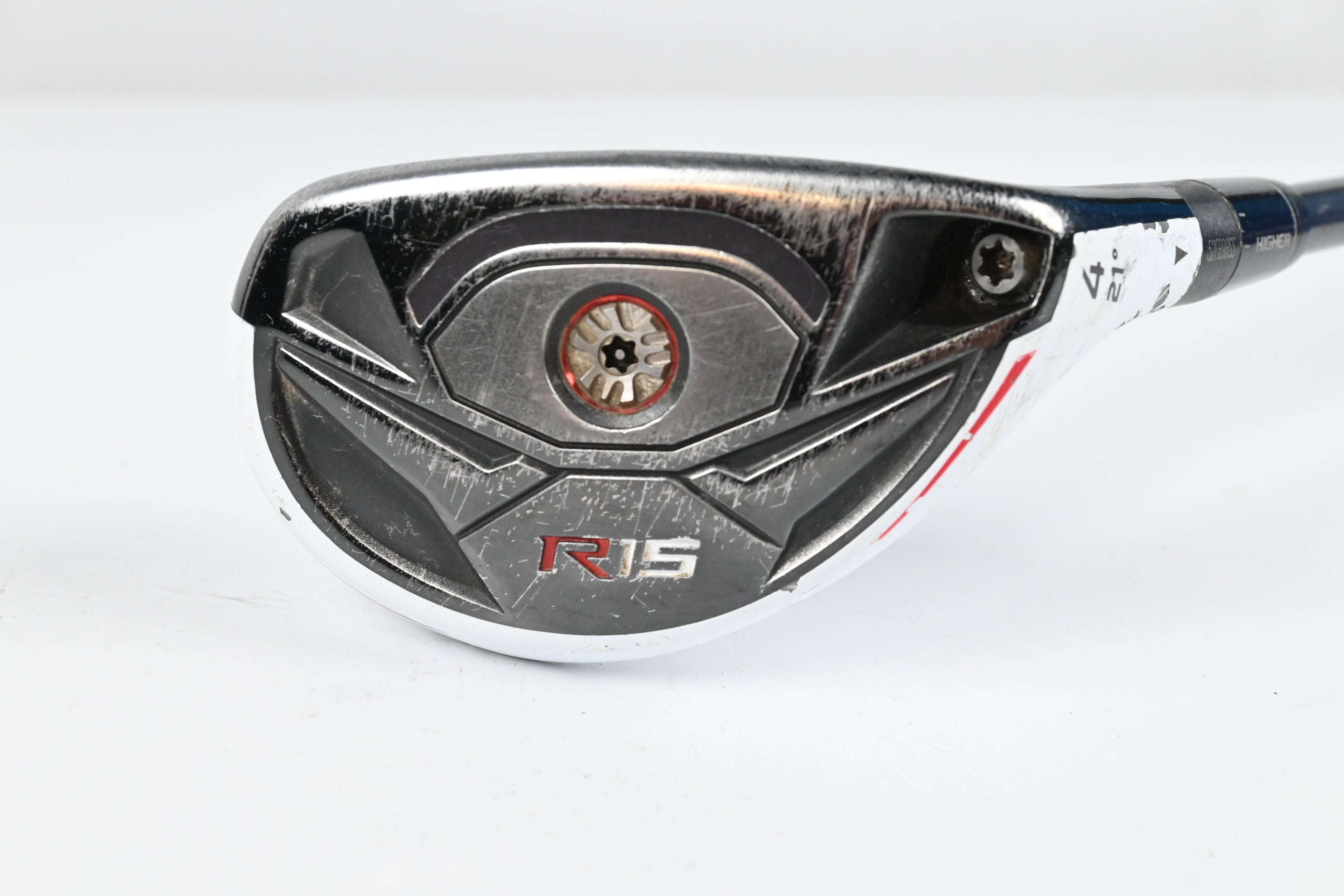Taylormade R15 #4 Hybrid / 21 Degree / Regular Flex Fujikura Speeder 77 Shaft
