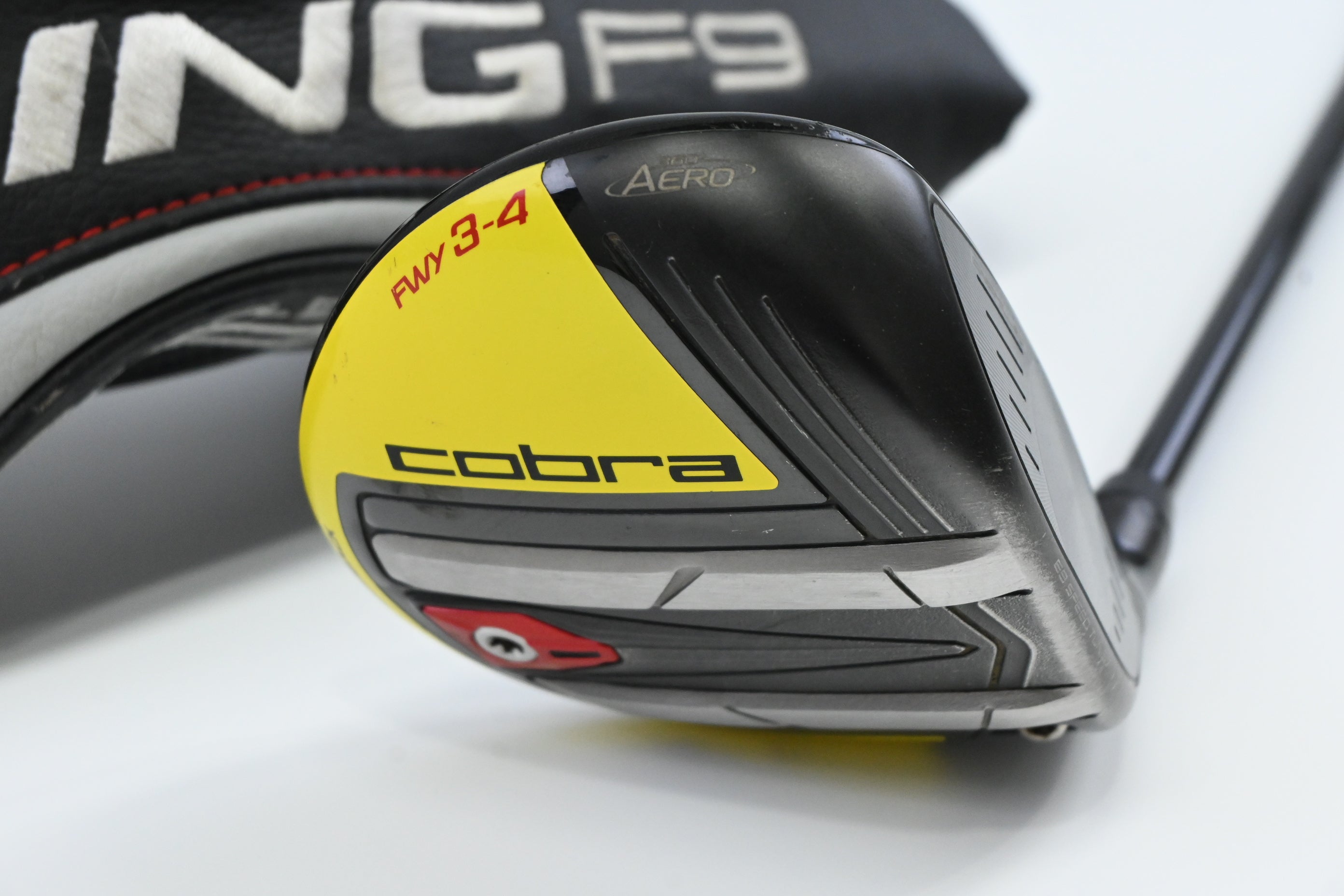 Cobra King F9 #3-4 Wood / 14.5 Degree / Stiff Flex Fujikura Atmos Blue 7 Shaft