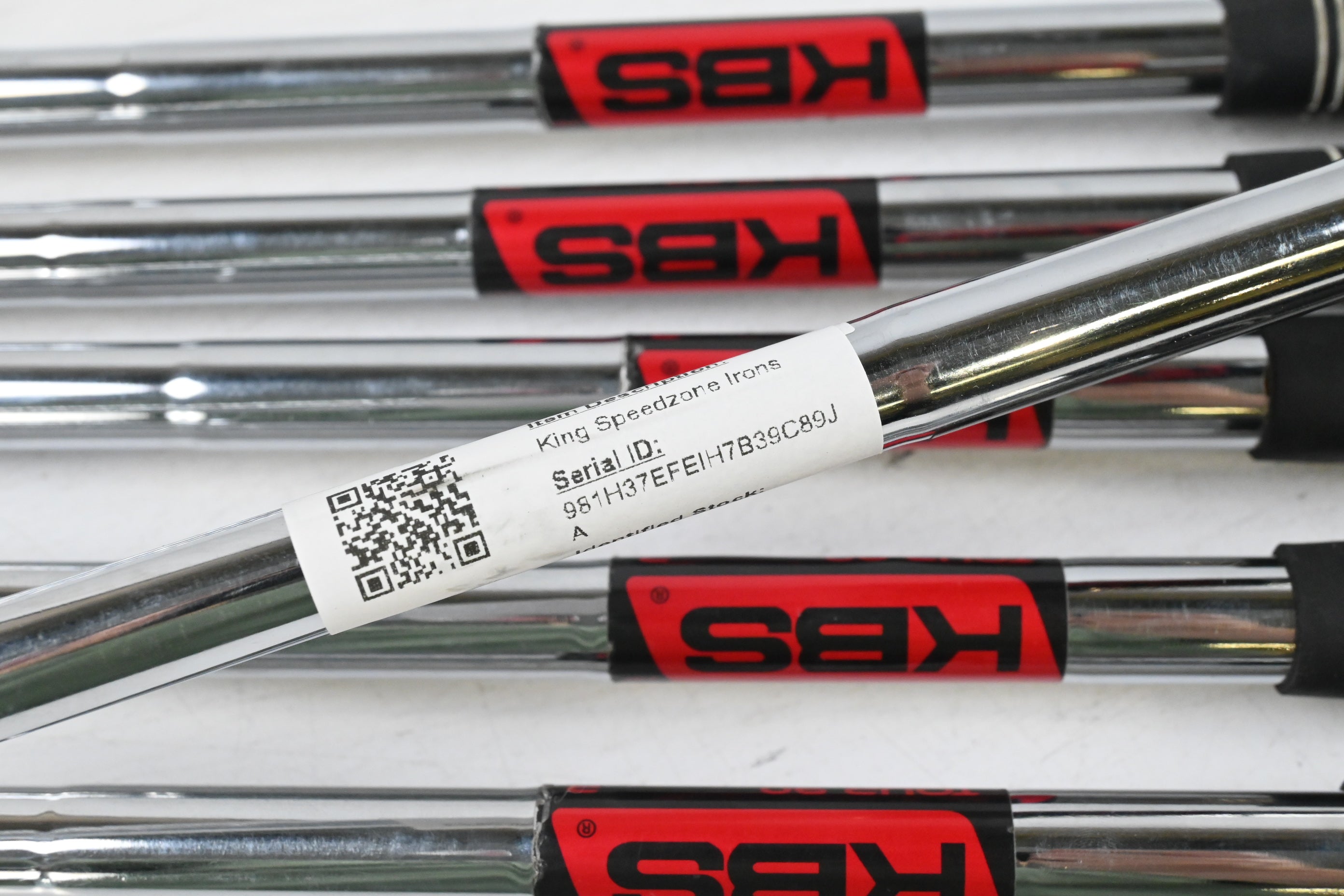Cobra King Speedzone Irons / 5-PW / Regular Flex KBS Tour 90 Steel Shaft