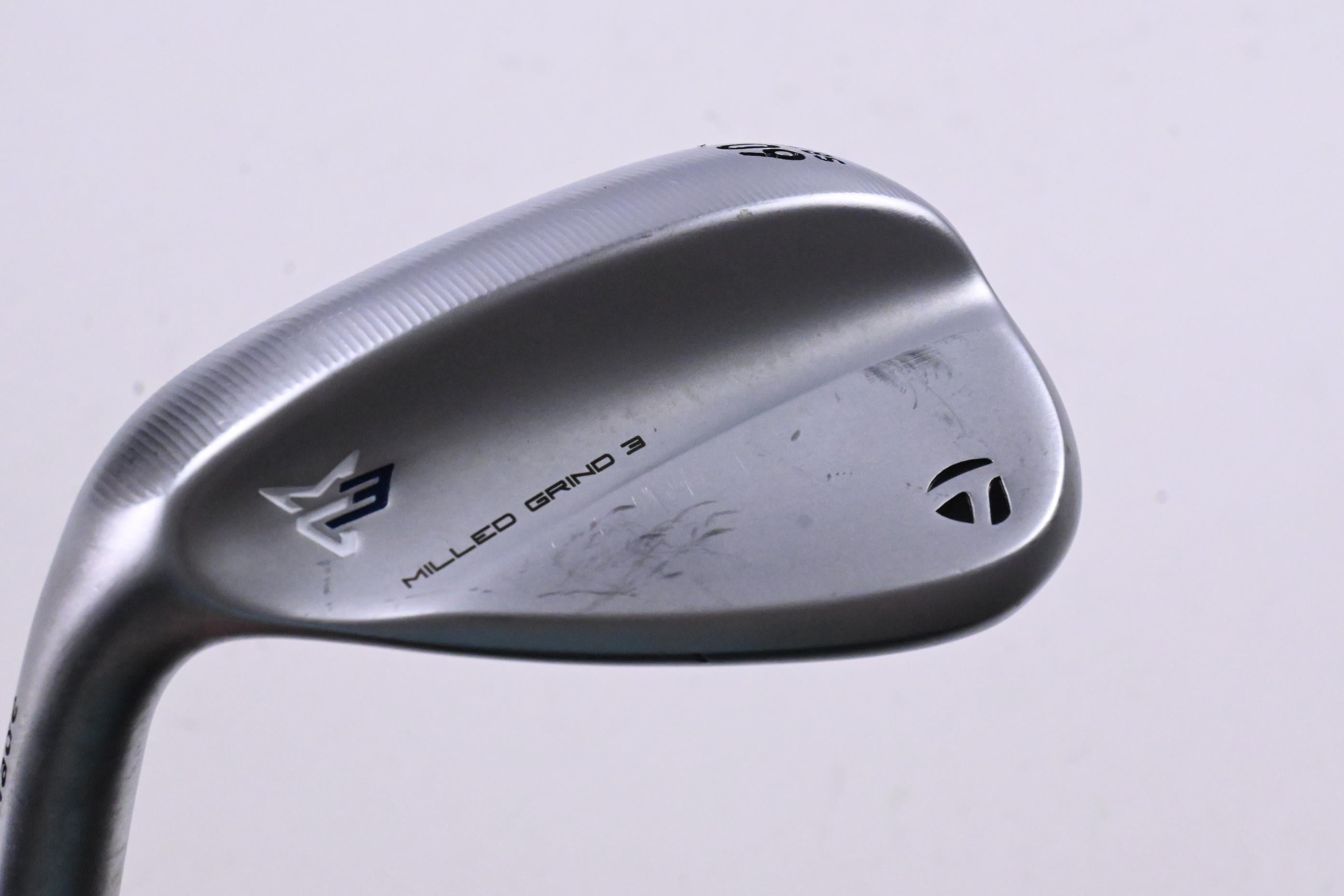 Left Hand Taylormade Milled Grind 3 Chrome Lob Wedge / 60 Degree / Stiff Flex