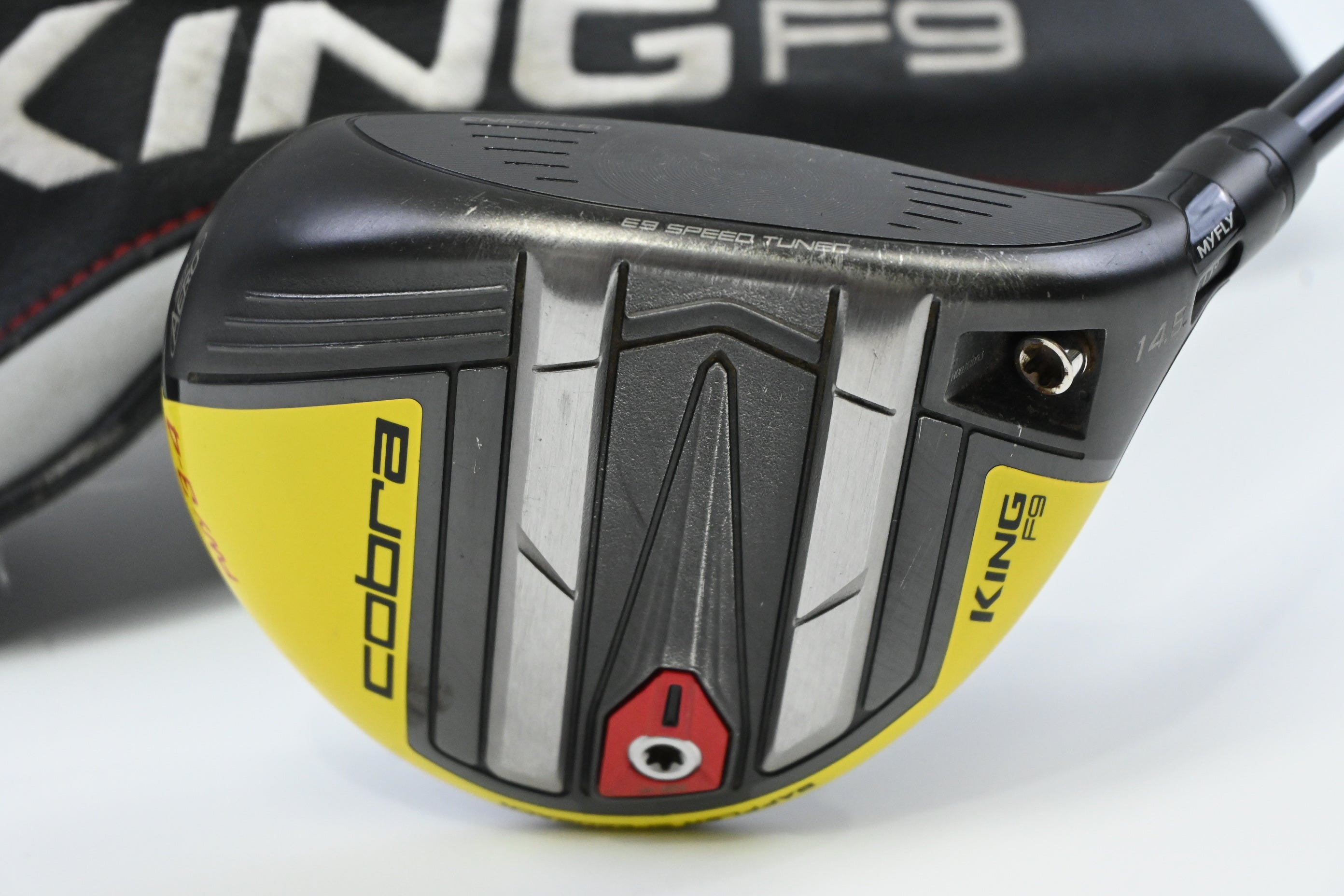 Cobra King F9 #3-4 Wood / 14.5 Degree / Stiff Flex Fujikura Atmos Blue 7 Shaft