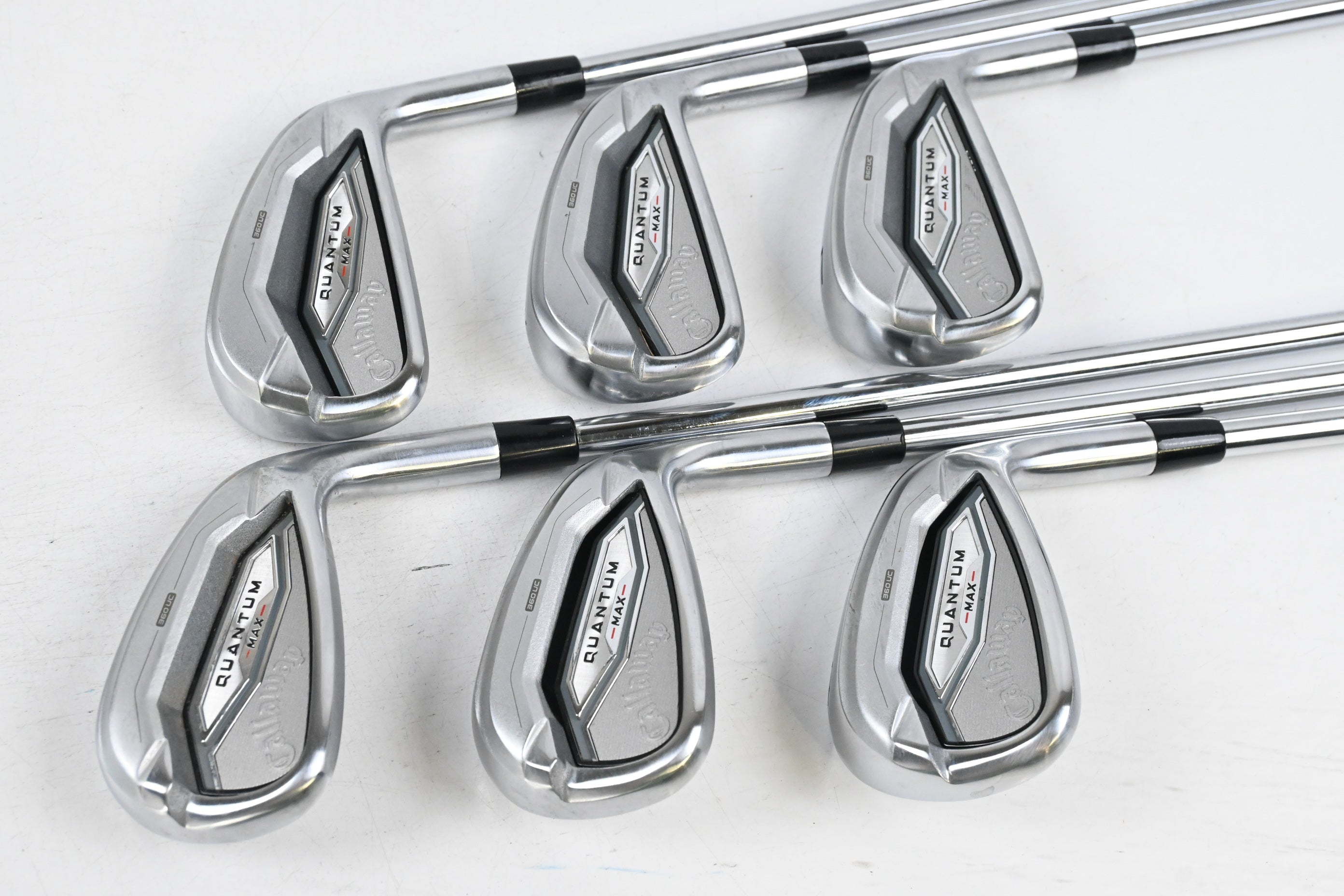 Callaway Quantum Max Irons / 5-PW / Regular Flex KBS MAX 90 Steel Shafts