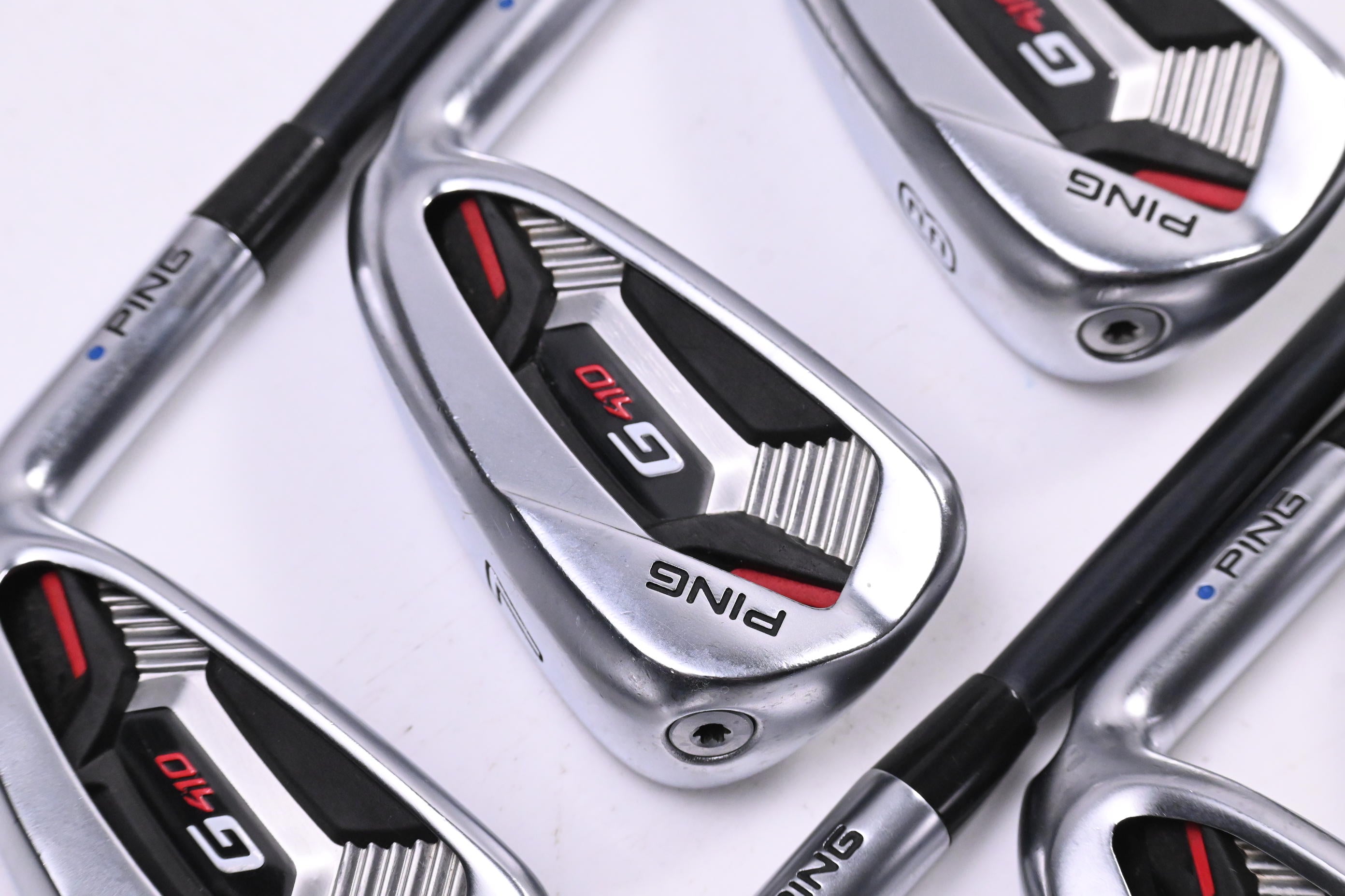 Ping G410 Irons / 6-PW+GW / Blue Dot / Regular Flex Ping Alta CB Red Shafts