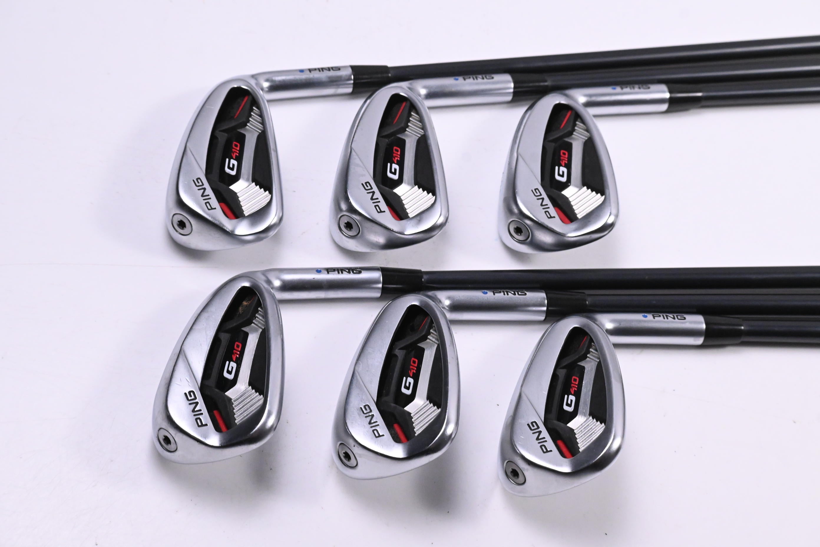 Ping G410 Irons / 6-PW+GW / Blue Dot / Regular Flex Ping Alta CB Red Shafts