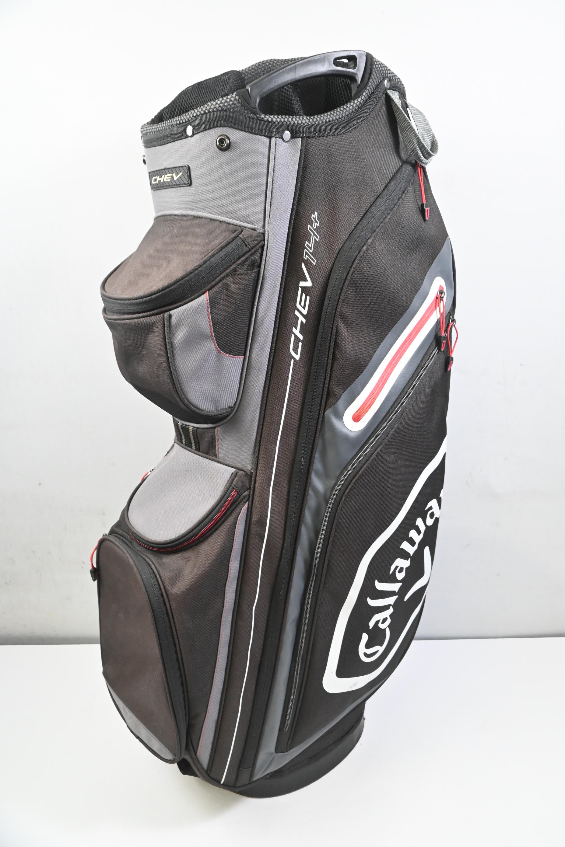Callaway Chev 14+ Cart Bag / 14-Way Divider / Black, Grey