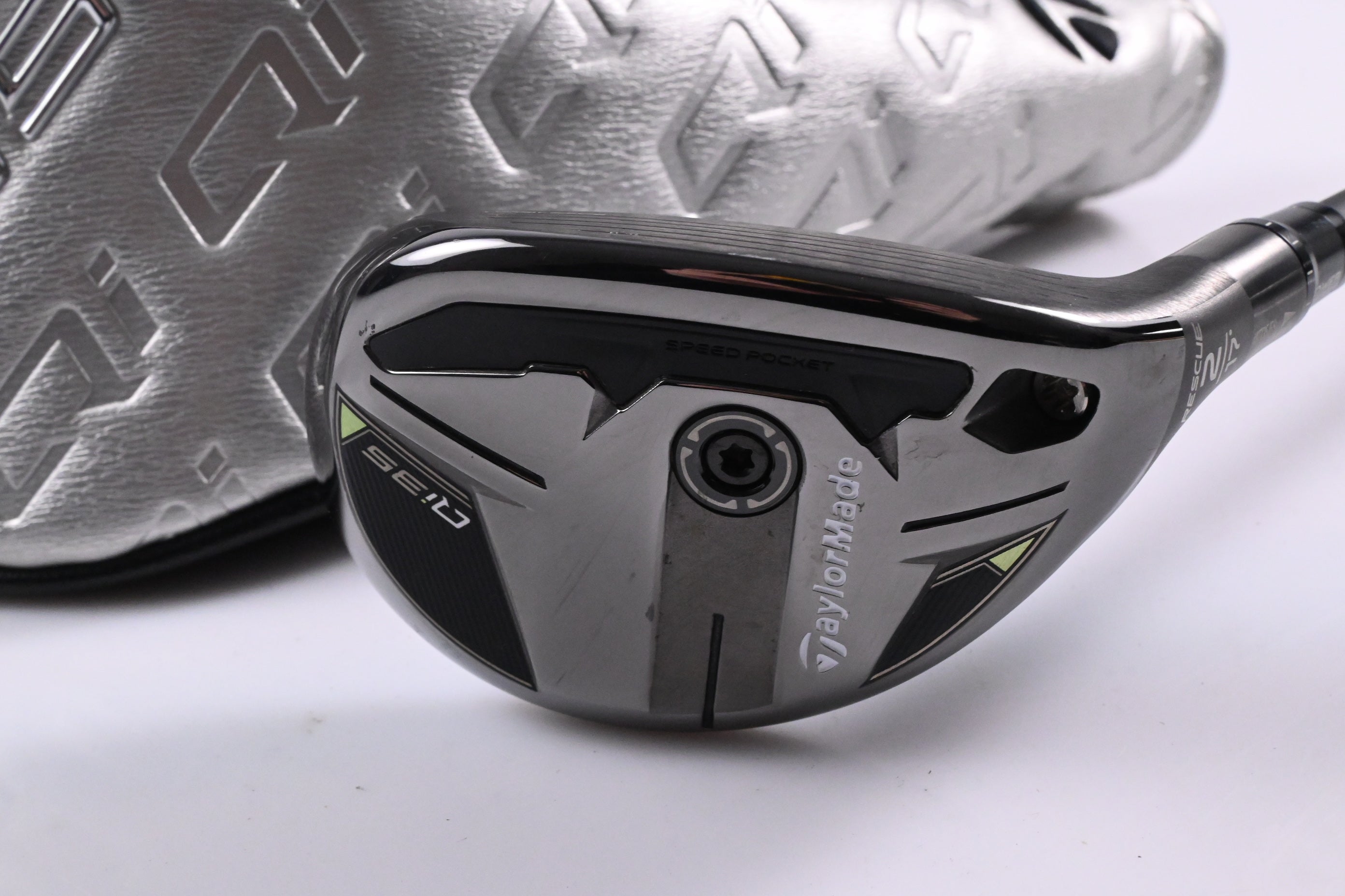 Taylormade Qi35 #2 Hybrid / 17 Degree / Stiff Flex Kai'li Dark Waves Blue 85