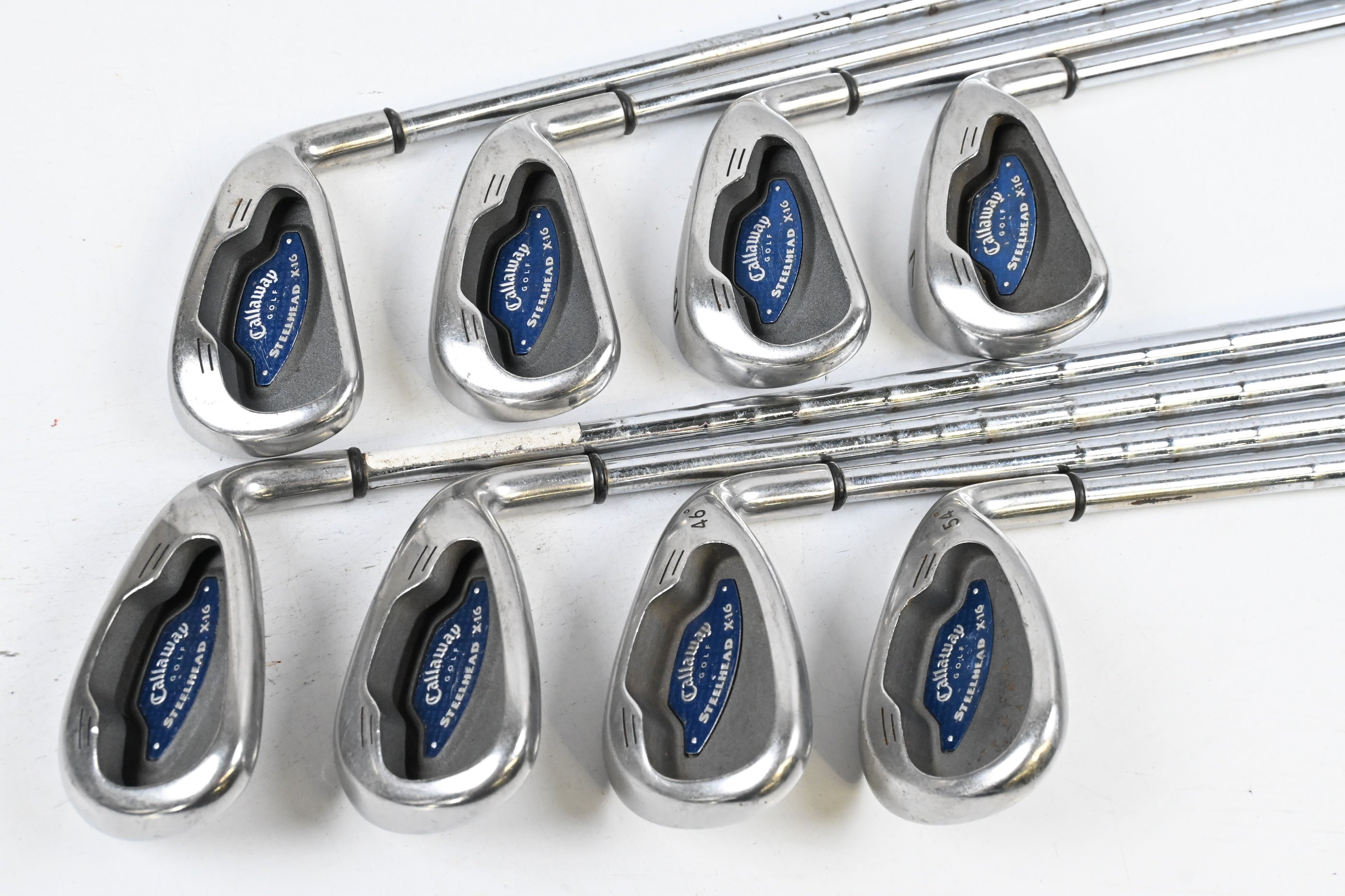 Callaway X-16 Irons / 4-PW+SW / Uniflex Steelhead X-16 Shafts