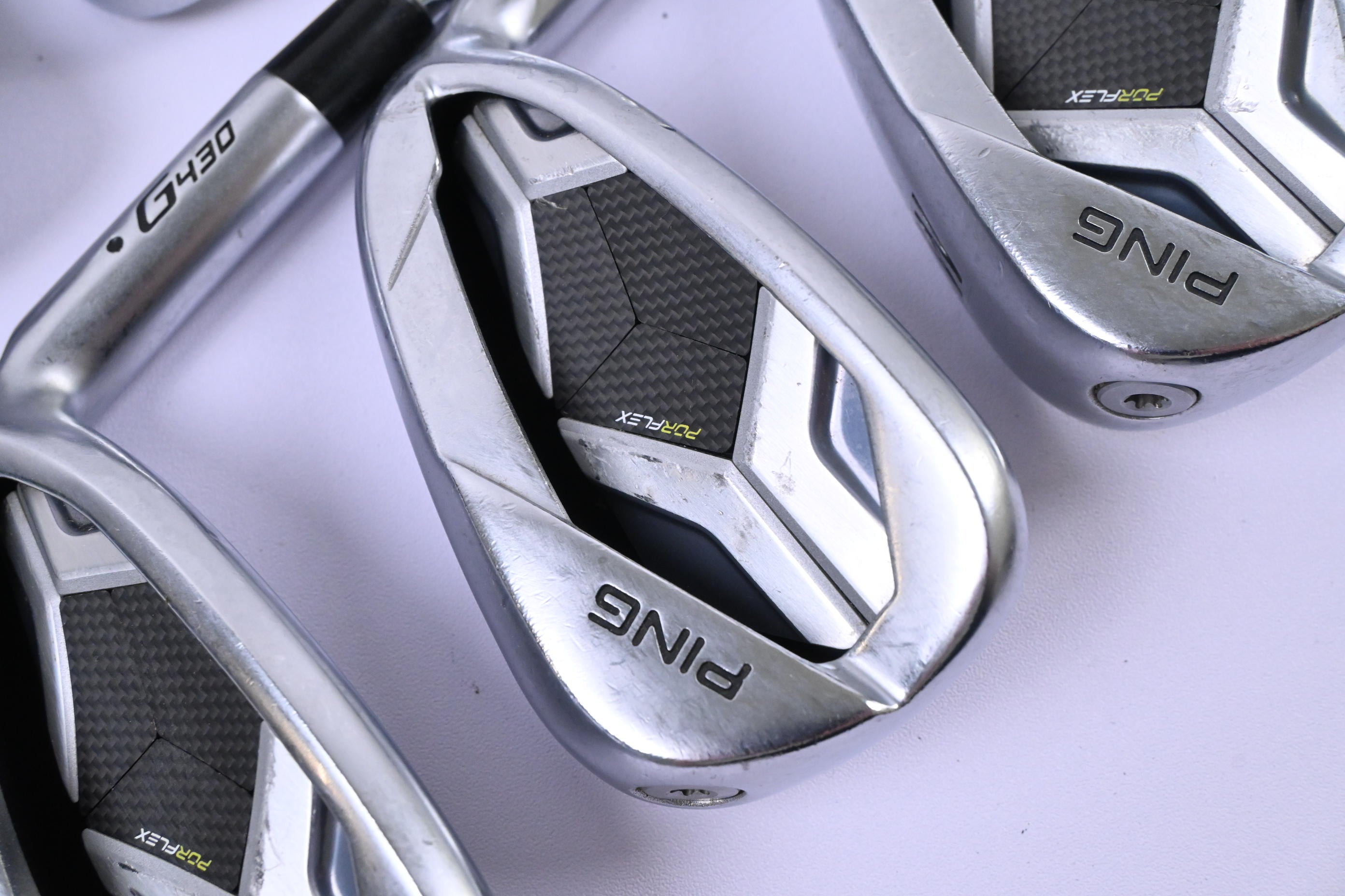 Ping G430 Irons / 5-PW / Black Dot / Stiff Flex Elevate MPH 95 Shafts