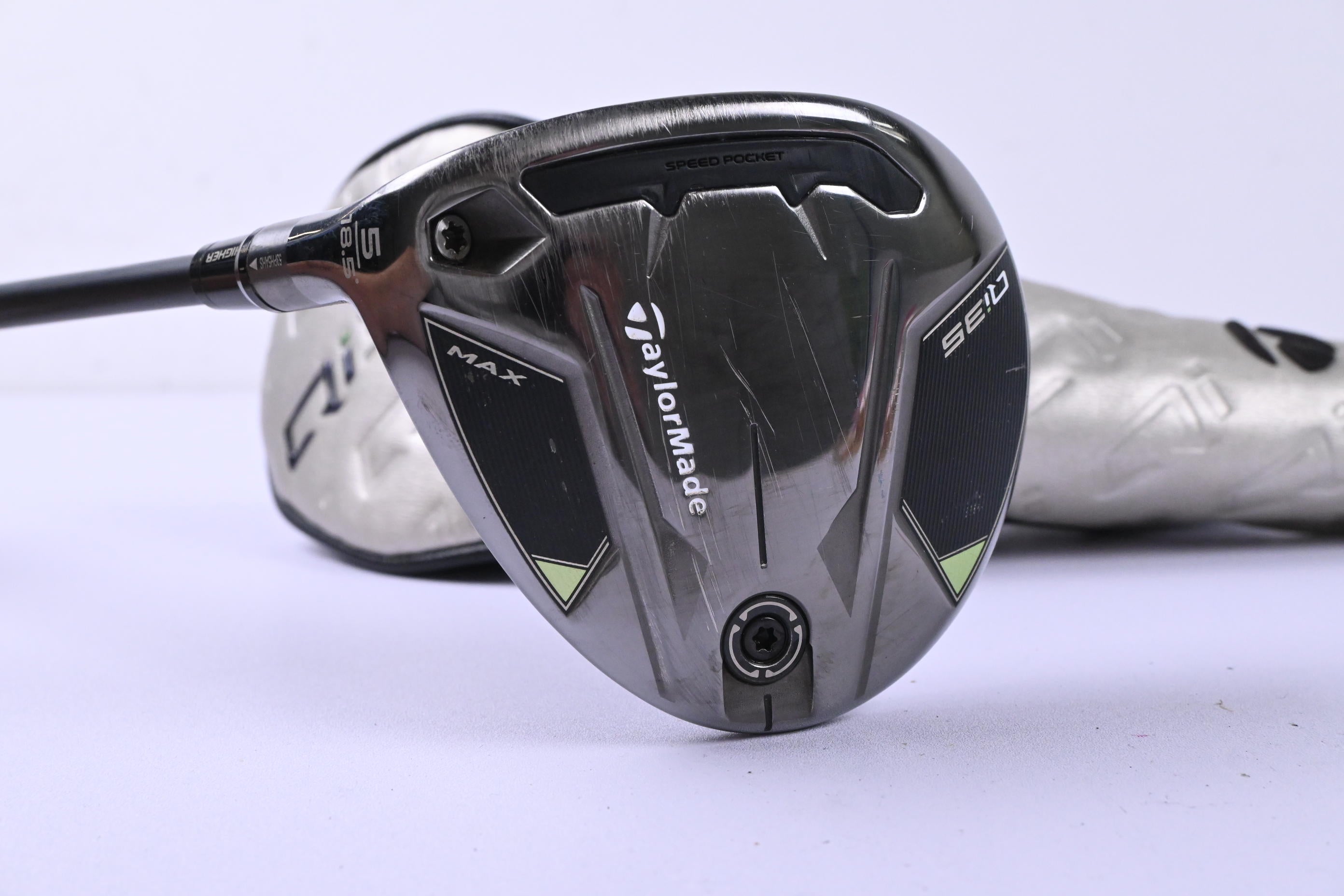 Left Hand Taylormade Qi35 Max #5 Wood / 18.5 Degree / Regular Flex Ventus Blue 5