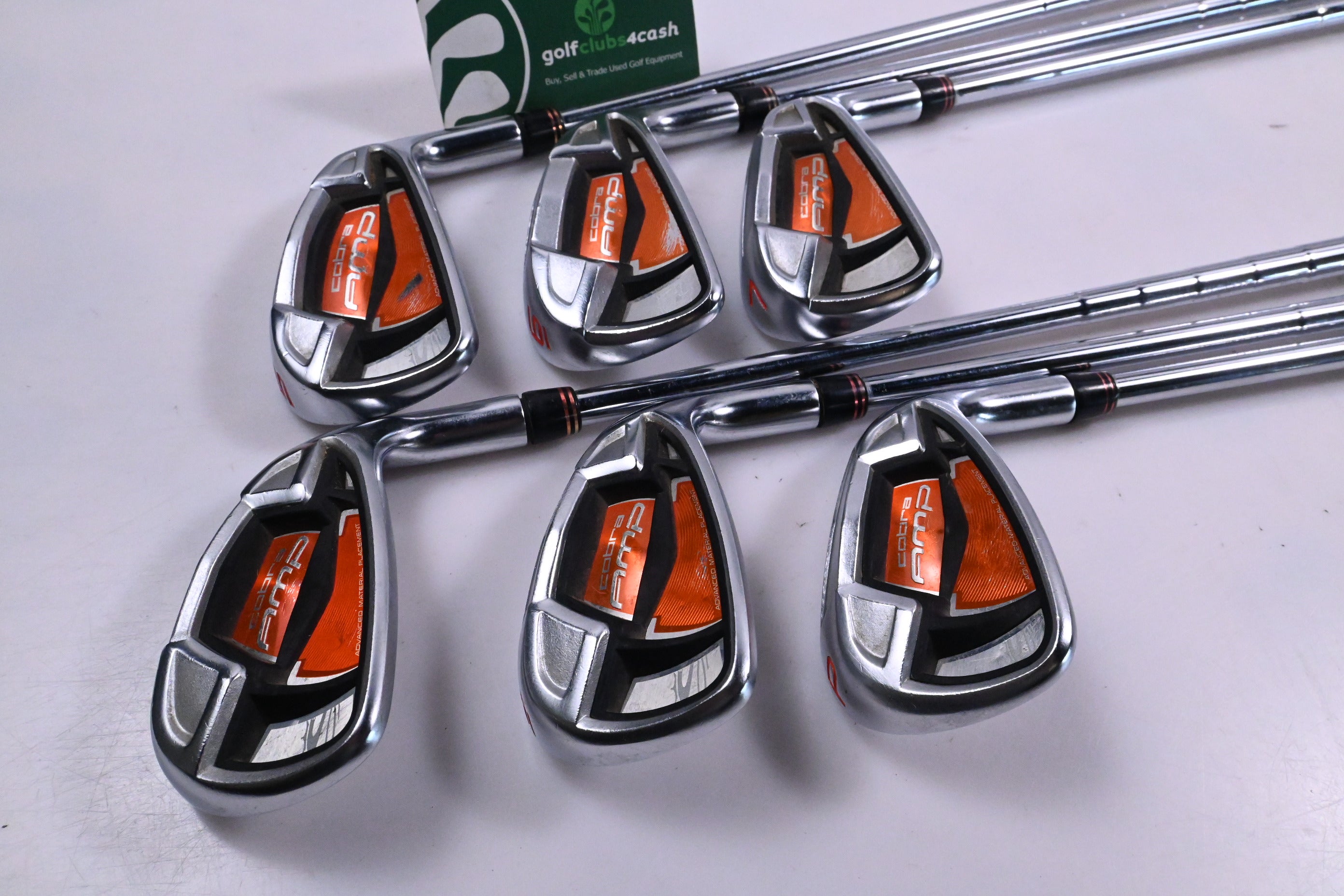 Cobra AMP Irons / 5-PW / Stiff Flex Dynalite 90 Shafts