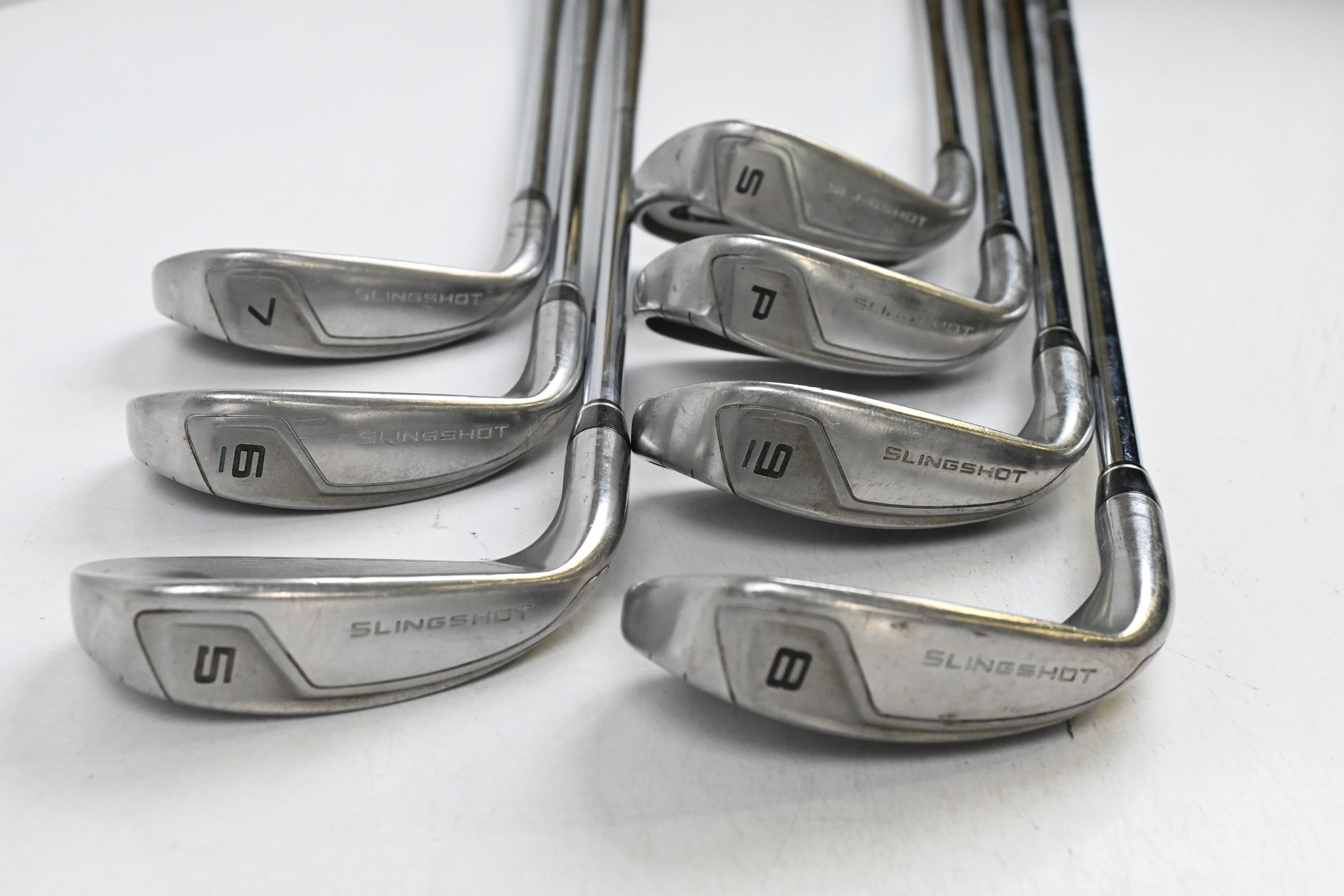 Nike Slingshot 5.0 Irons / 5-PW+SW / Stiff Flex Nike Steel Shafts