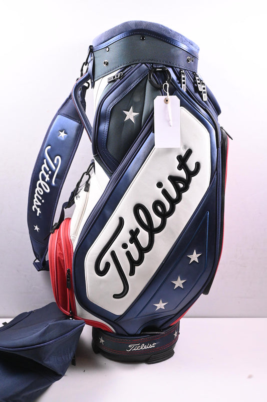 Titleist Midsize Cart Bag / 6-Way Divider / Blue, White, Red