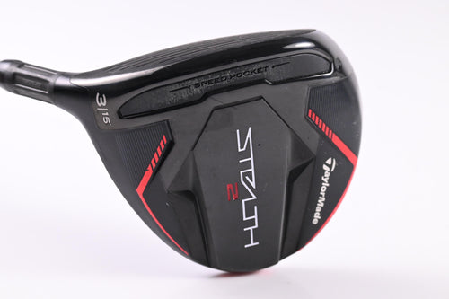 Left Hand Taylormade Stealth 2 #3 Wood / 15 Degree / Stiff Flex Aldila Ascent 60