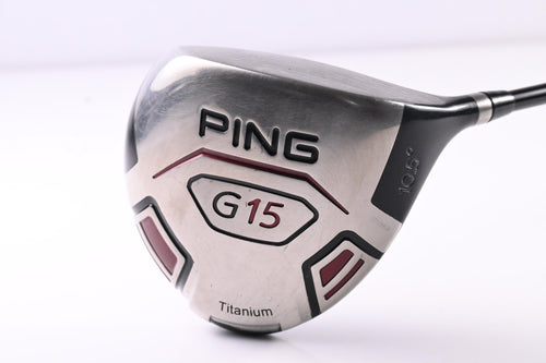 Ping G15 Driver / 10.5 Degree / Stiff Flex Aldila Serrano 60 Shaft