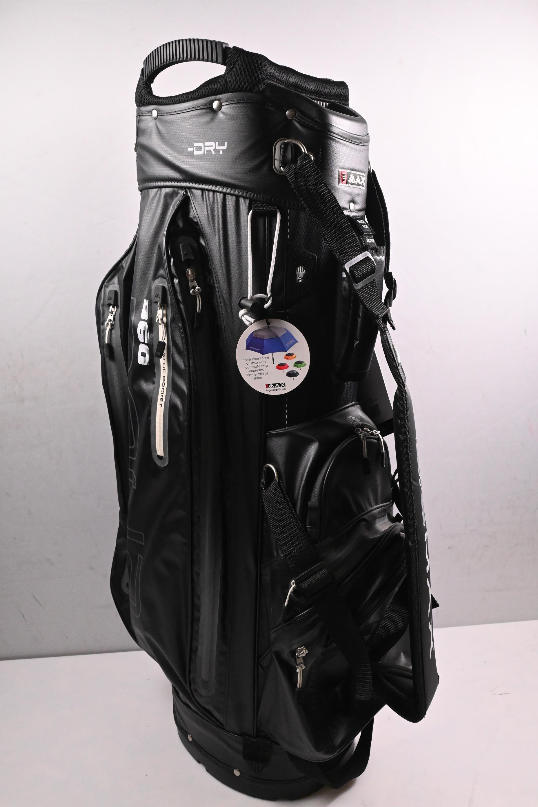 Big Max i-Dry Sport Cart Bag / 14-Way Divider / Black