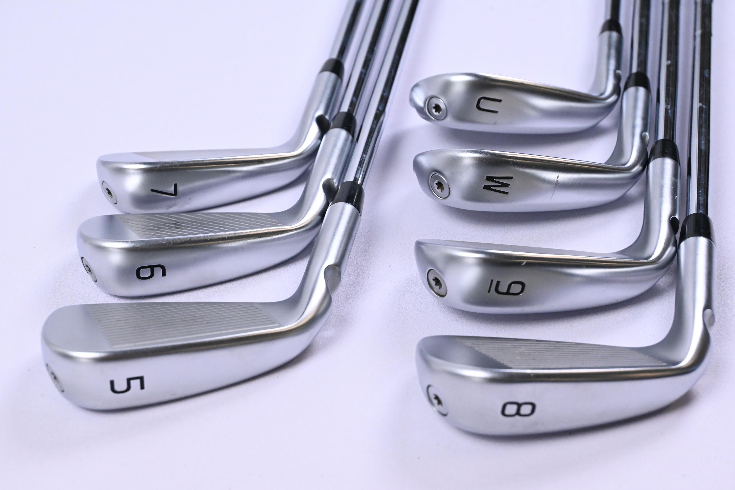 Ping i530 Irons / 5-PW+GW / Orange Dot / Stiff Flex Dynamic Gold 120 S300 Shafts