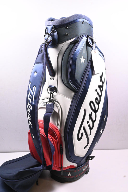 Titleist Midsize Cart Bag / 6-Way Divider / Blue, White, Red