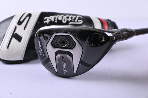 Titleist TS2 #3 Hybrid / 21 Degree / Stiff Flex Tensei AV Blue 70 Shaft