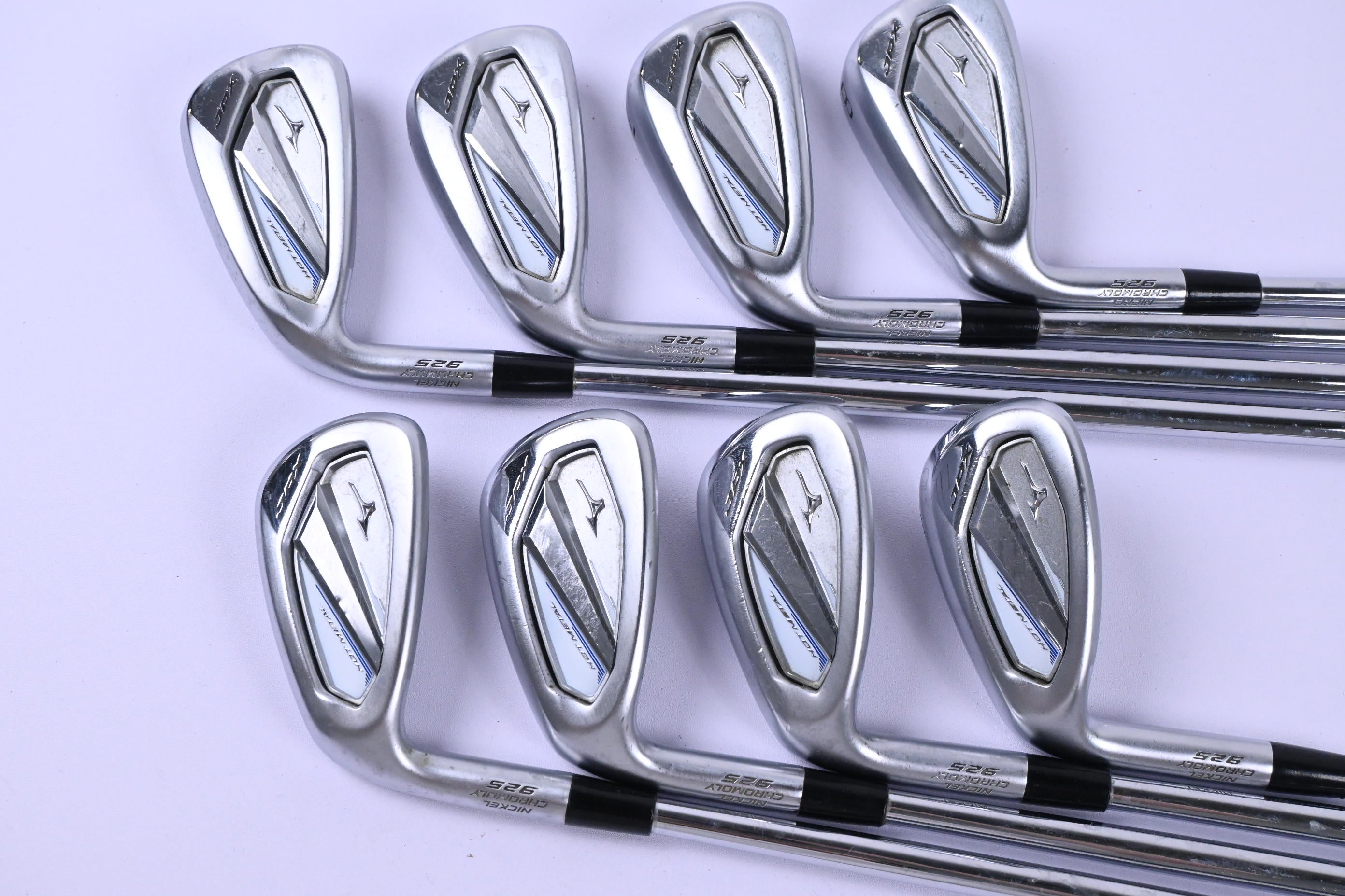 Left Hand Mizuno JPX 925 Hot Metal Irons / 5-PW+GW+SW / Regular Flex Shafts