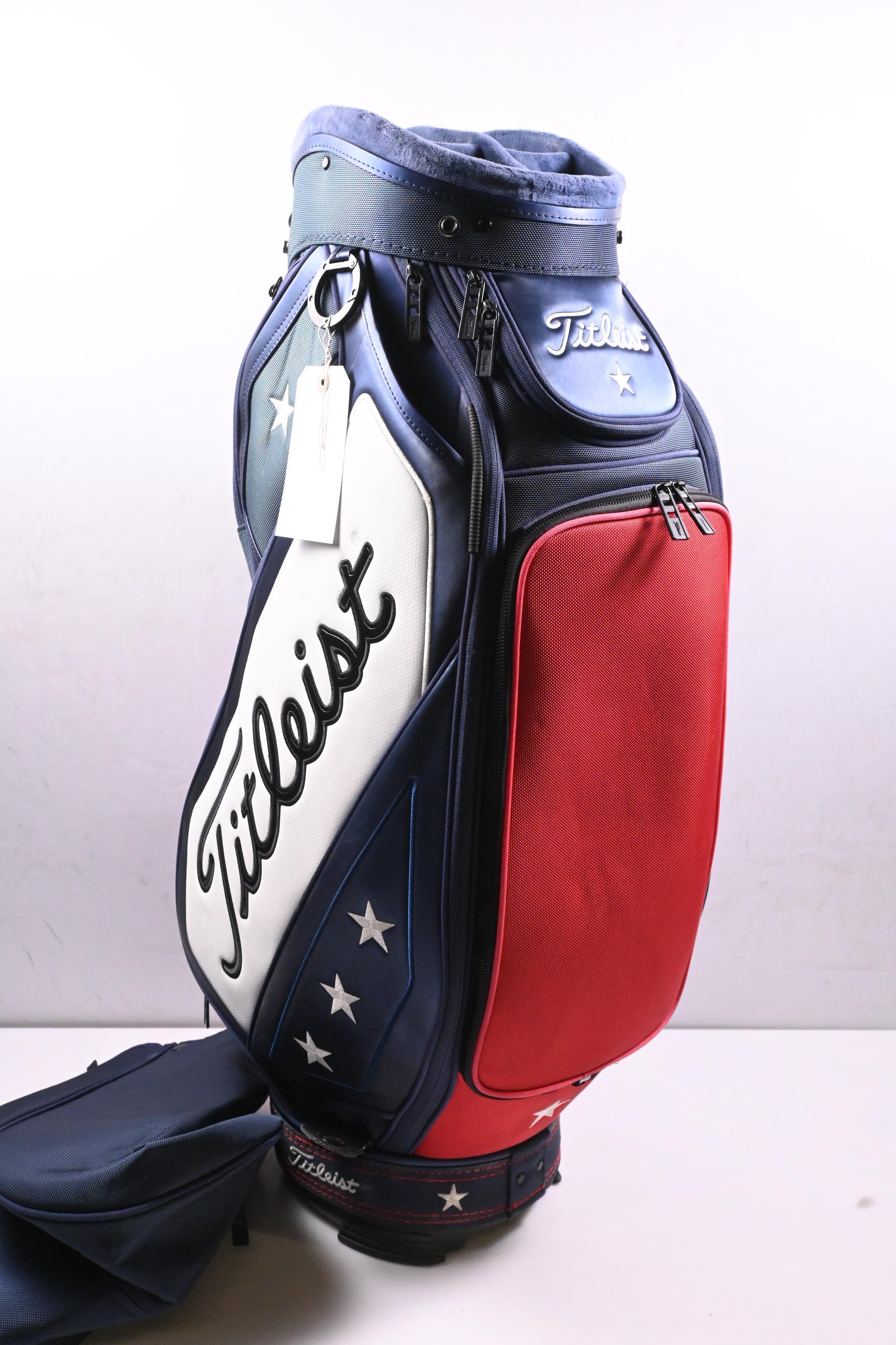Titleist Midsize Cart Bag / 6-Way Divider / Blue, White, Red