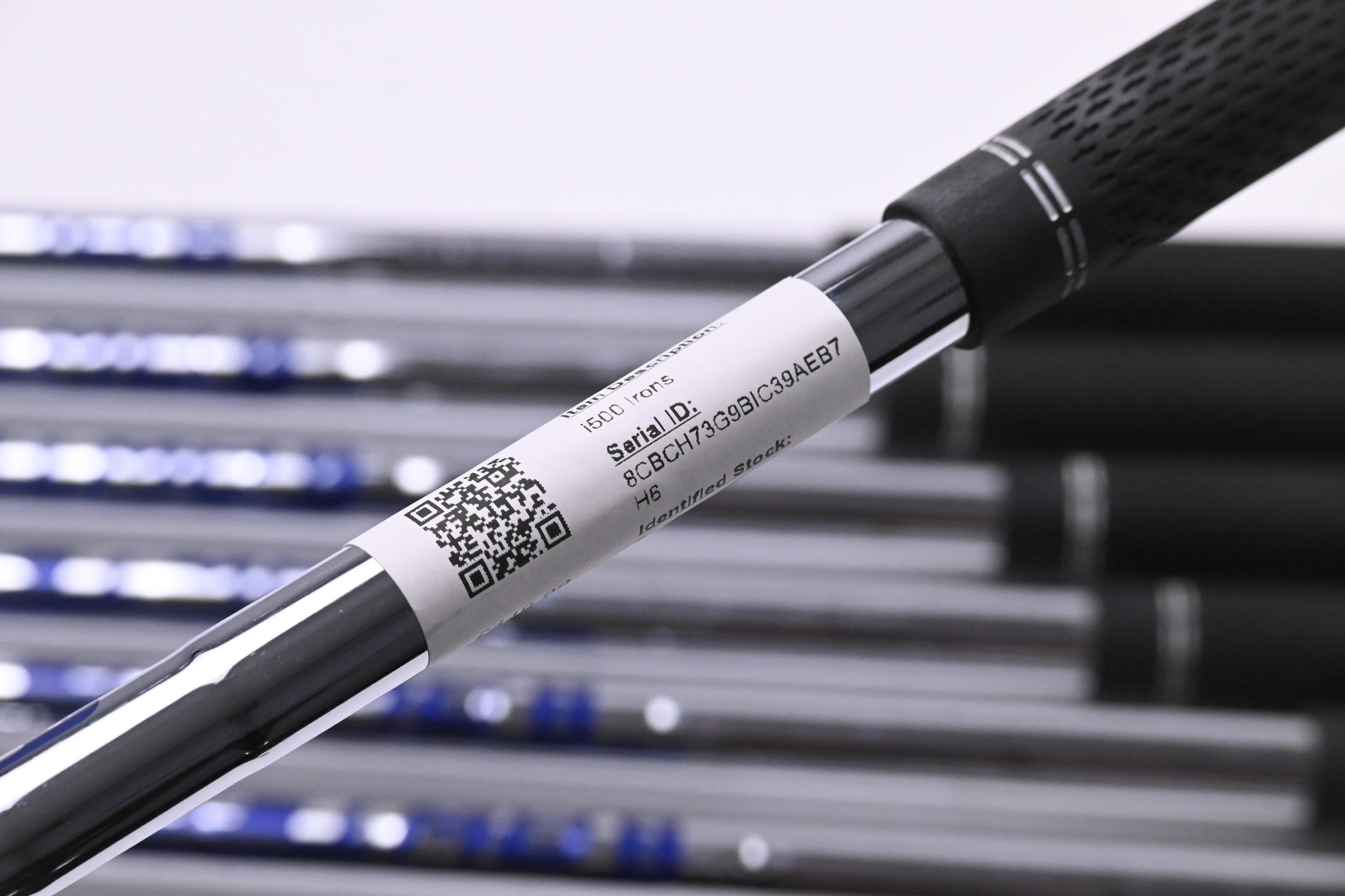 Ping i500 Irons / 4-PW / Blue Dot / Stiff Flex Ping AWT 2.0 Steel Shafts