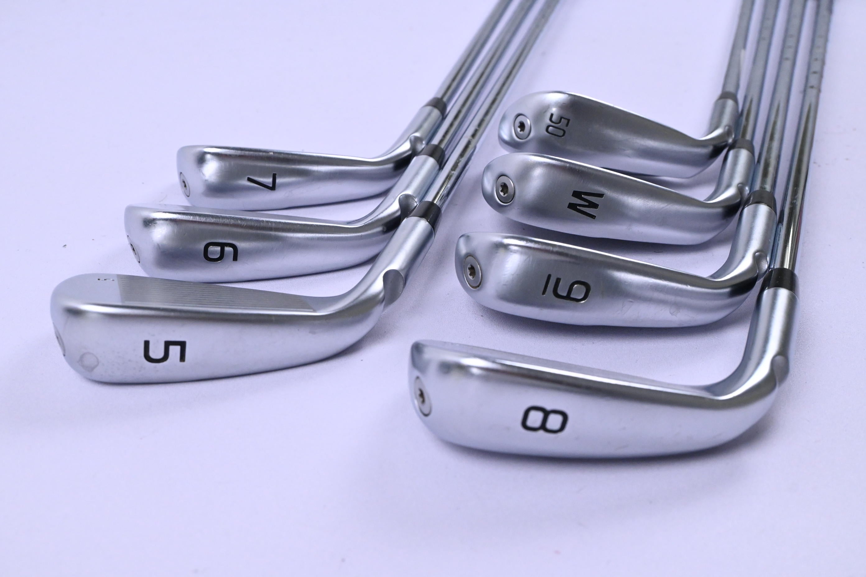 Ping G430 Irons / 5-PW+GW / Black Dot / Regular Flex Ping AWT 2.0 Shafts
