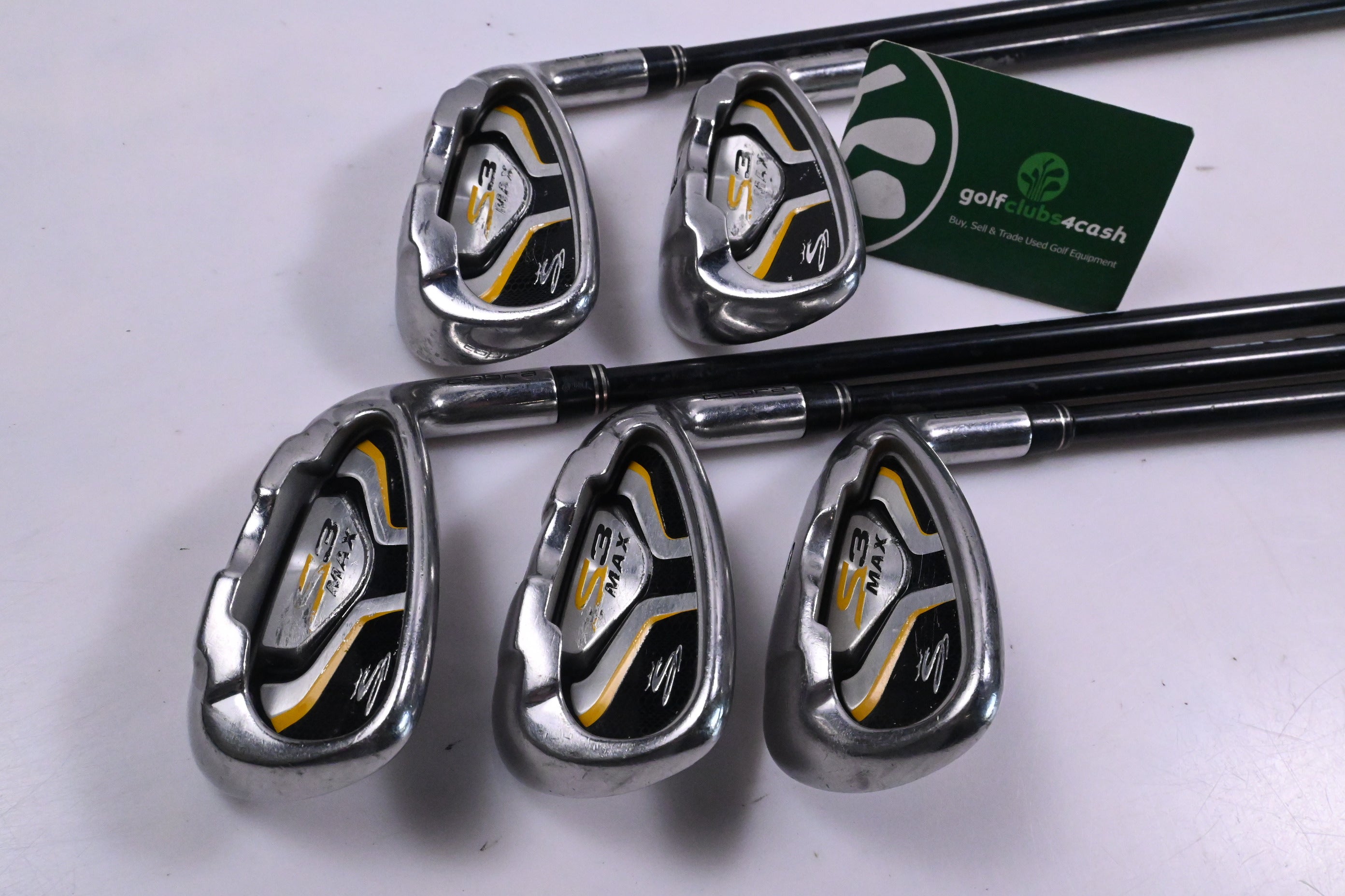 Cobra S3 Max Irons / 7-PW+SW / Regular Flex UST Mamiya iHs 65 Shafts
