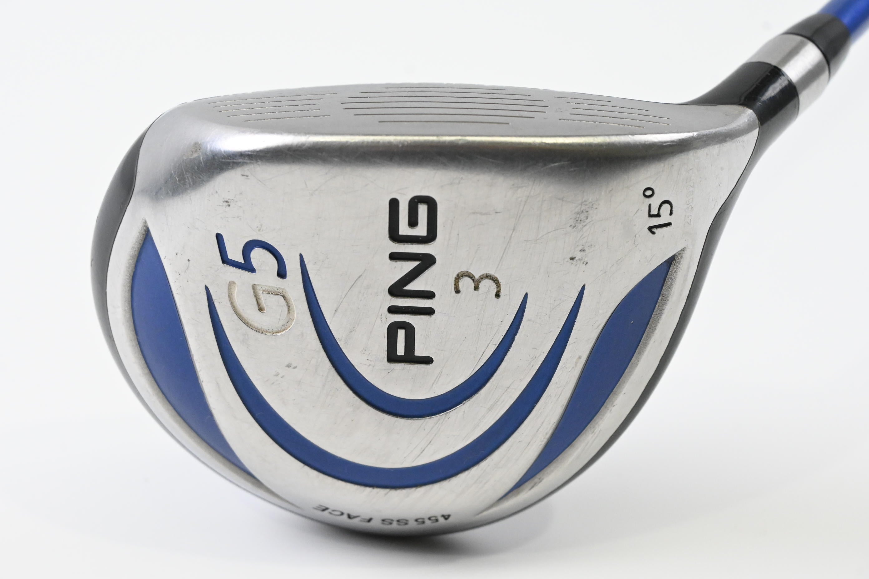 Ping G5 #3 Wood / 15 Degree / Regular Flex Grafalloy Blue 75 Shaft