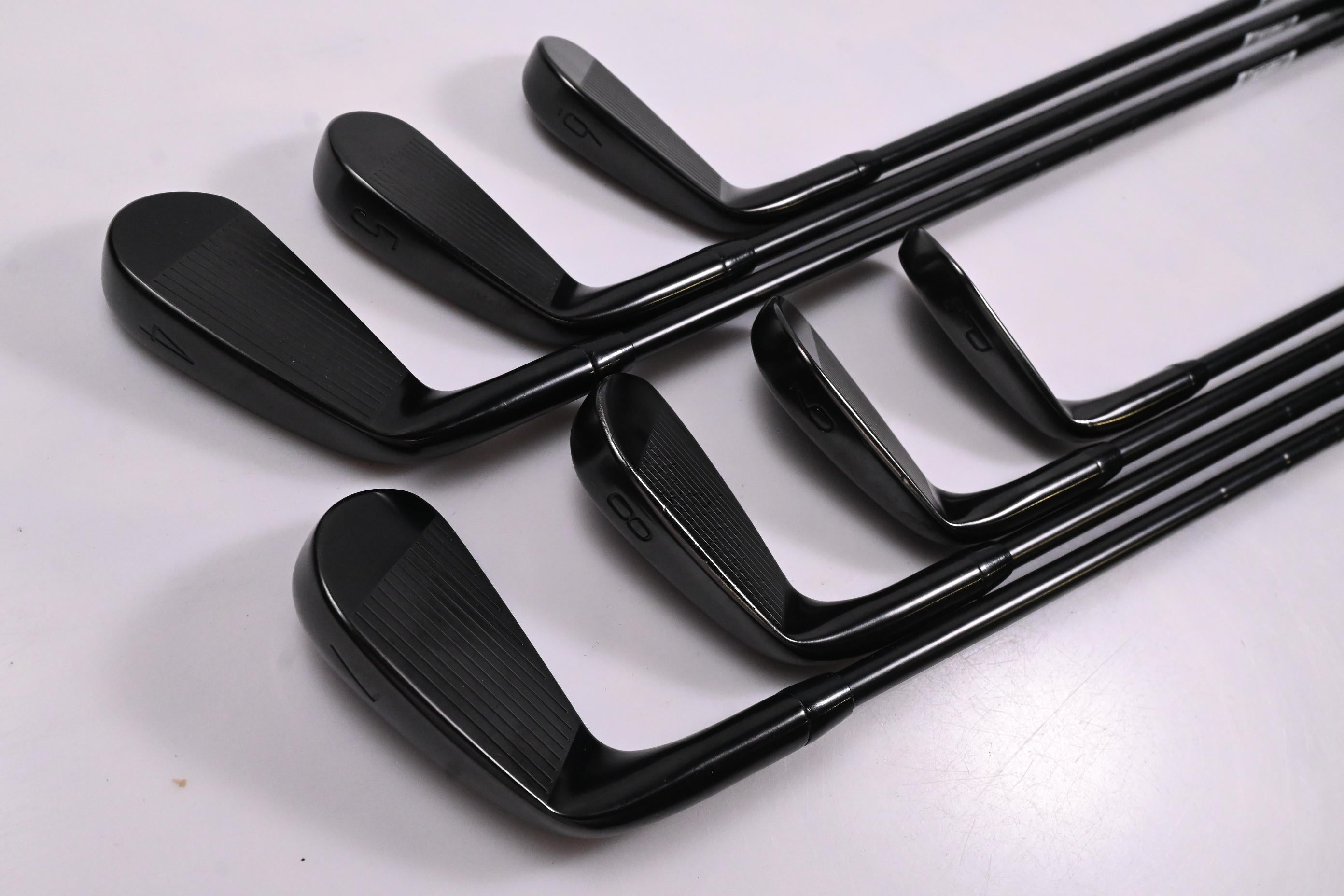 Titleist T100 Black Vapor Irons / 4-PW / Stiff Flex AMT Tour White S300 Shafts