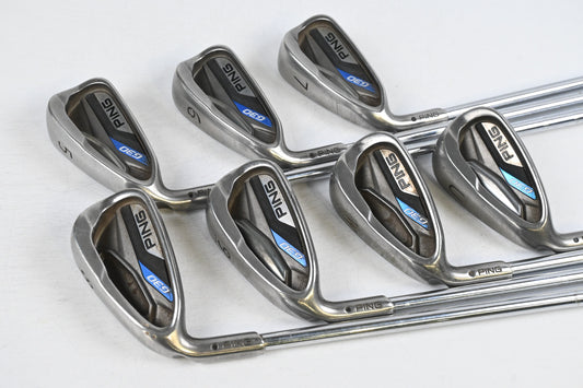 Left Hand Ping G30 Irons / 5-PW+GW / Black Dot / Regular Flex Ping CFS Distance