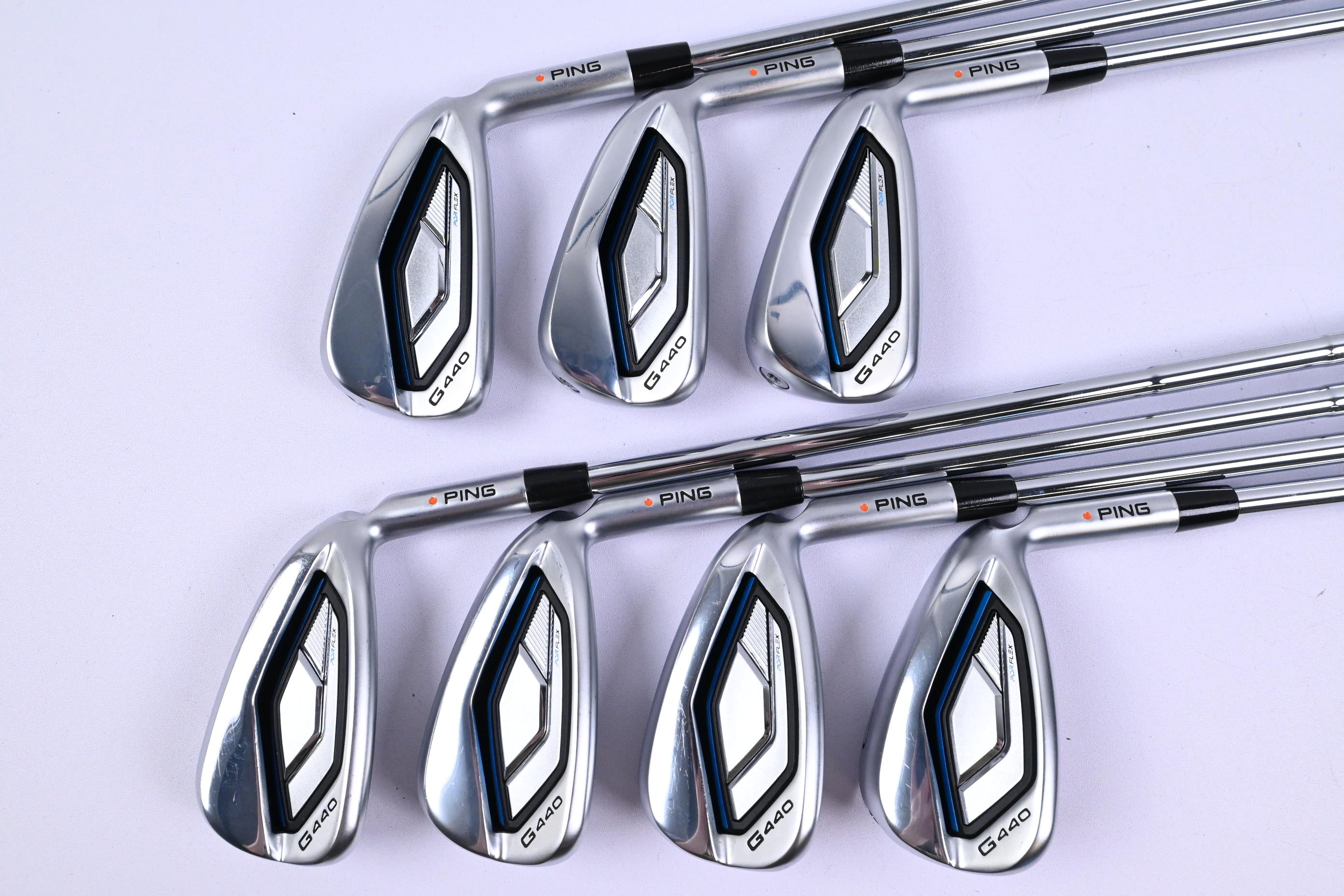 Ping G440 Irons / 5-PW+GW / Orange Dot / Regular Flex Dynamic Gold Mid 100 R300
