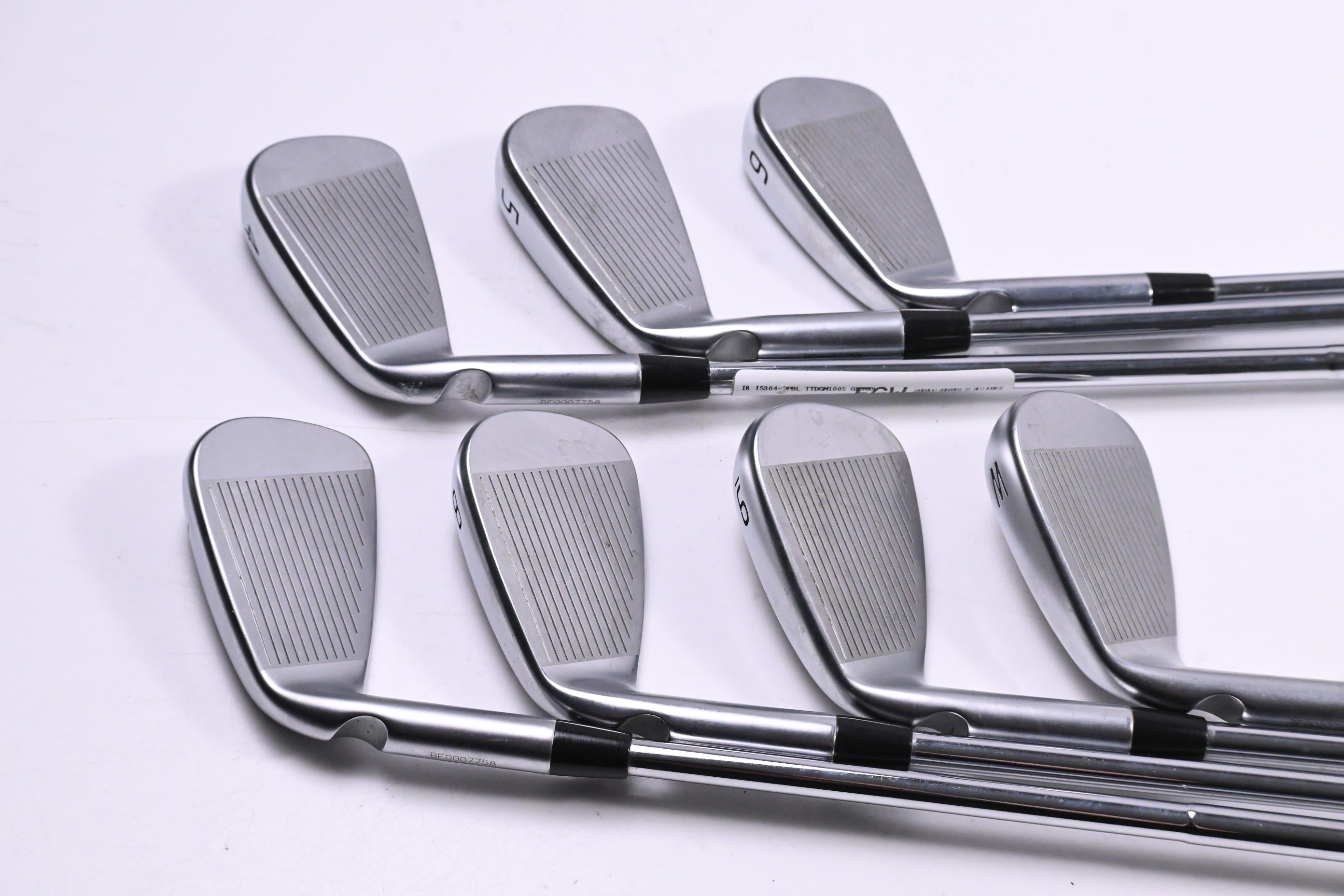 Ping i530 Irons / 4-PW / Blue Dot / Stiff Flex Dynamic Gold Mid 100 S300 Shafts
